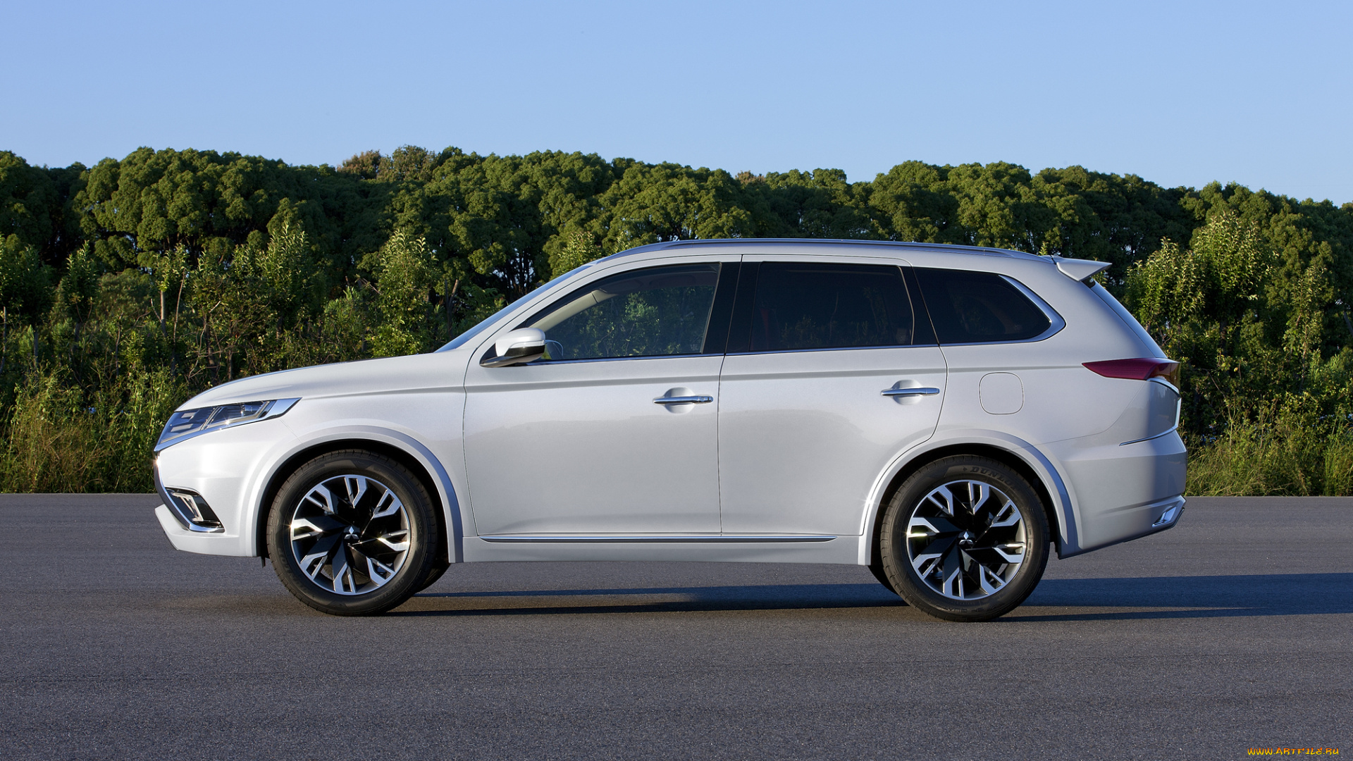 автомобили, mitsubishi, concept-s, phev, outlander, светлый, 2014г