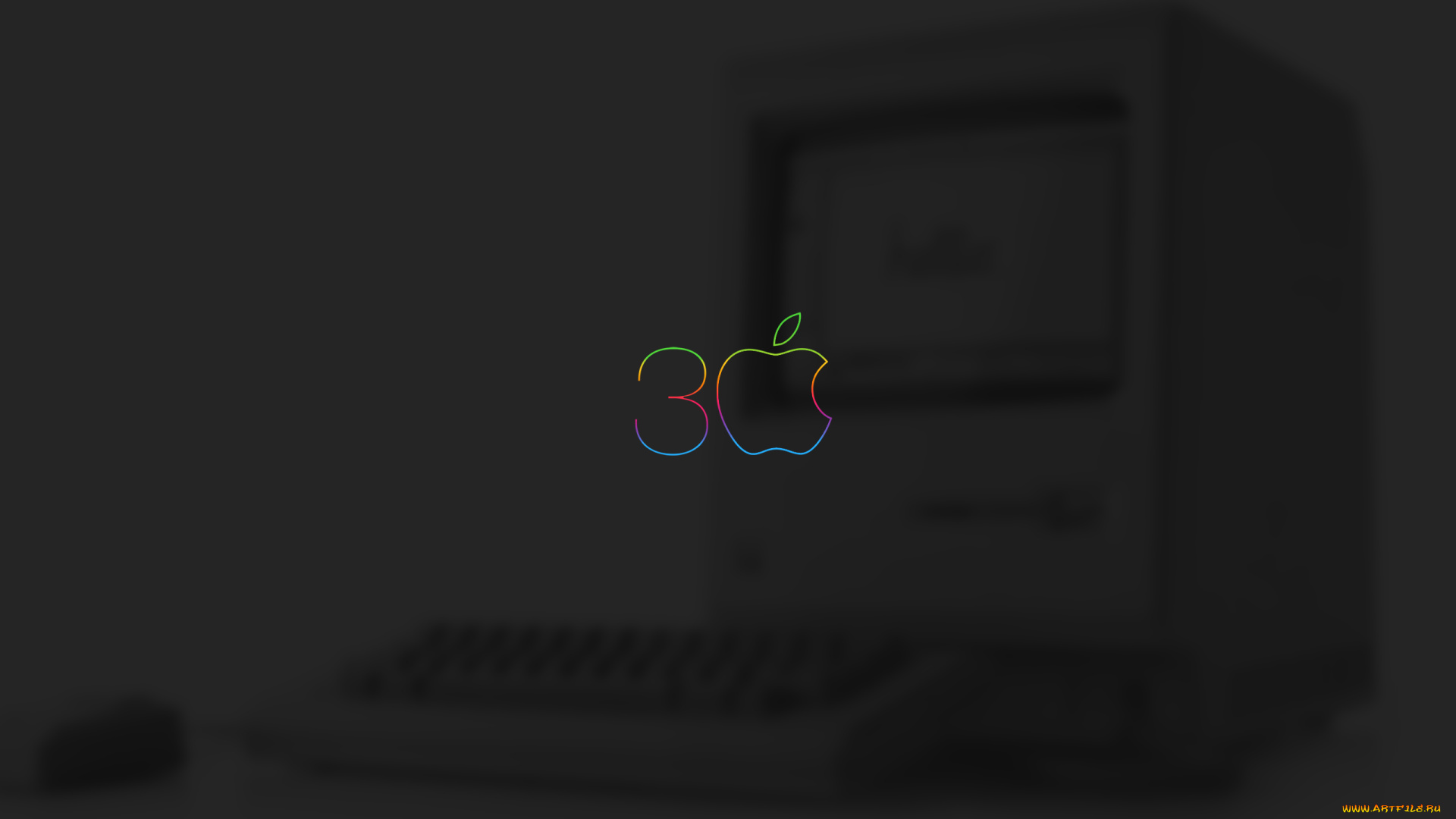 компьютеры, apple, фон, логотип