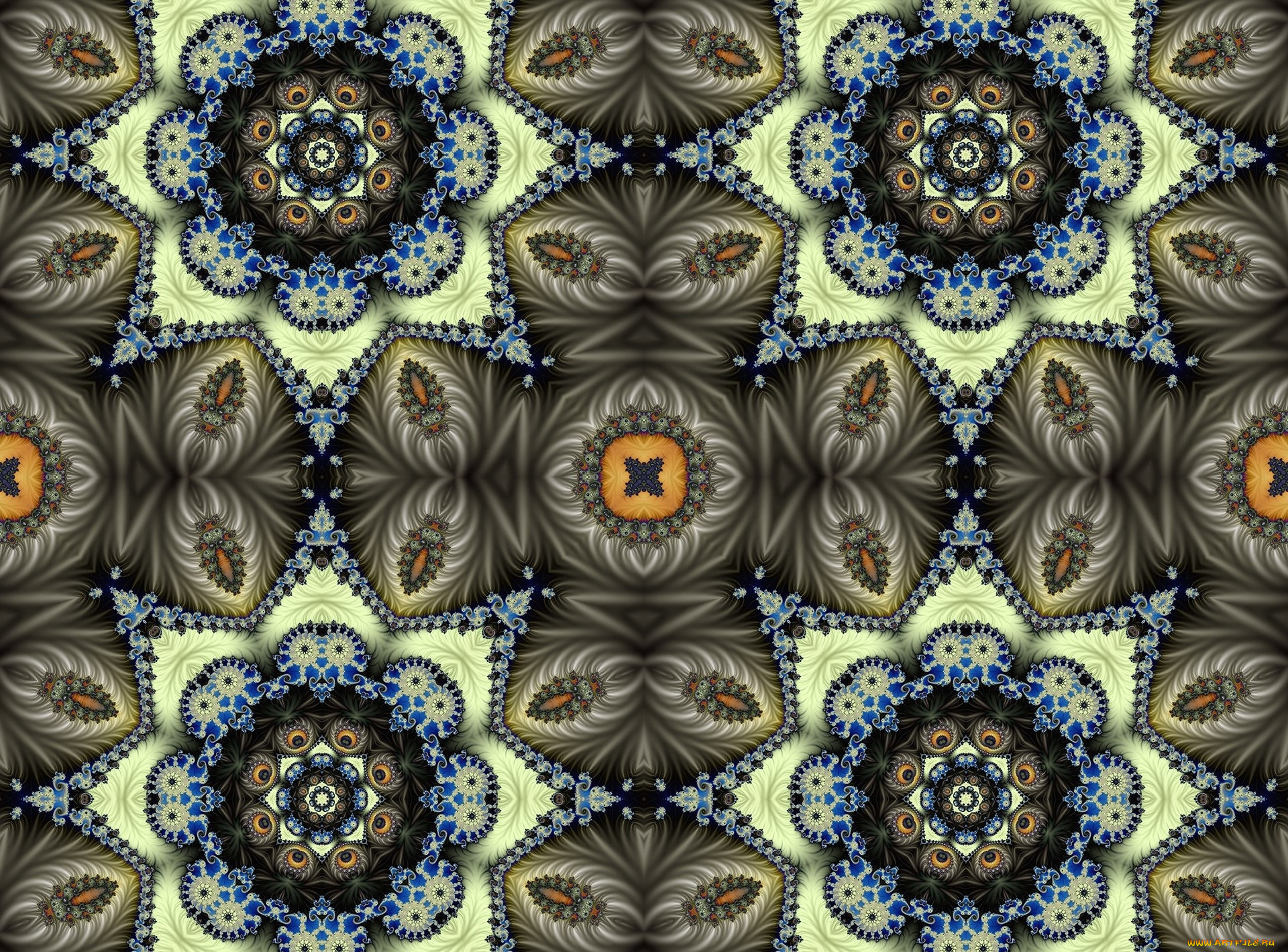 3д, графика, фракталы, , fractal, узор, фон, цвета