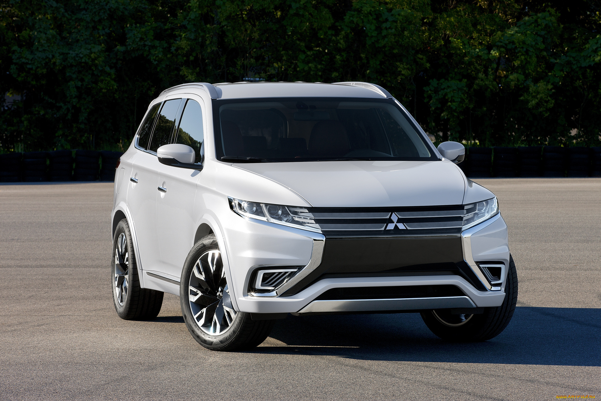 автомобили, mitsubishi, 2014г, concept-s, phev, outlander, светлый