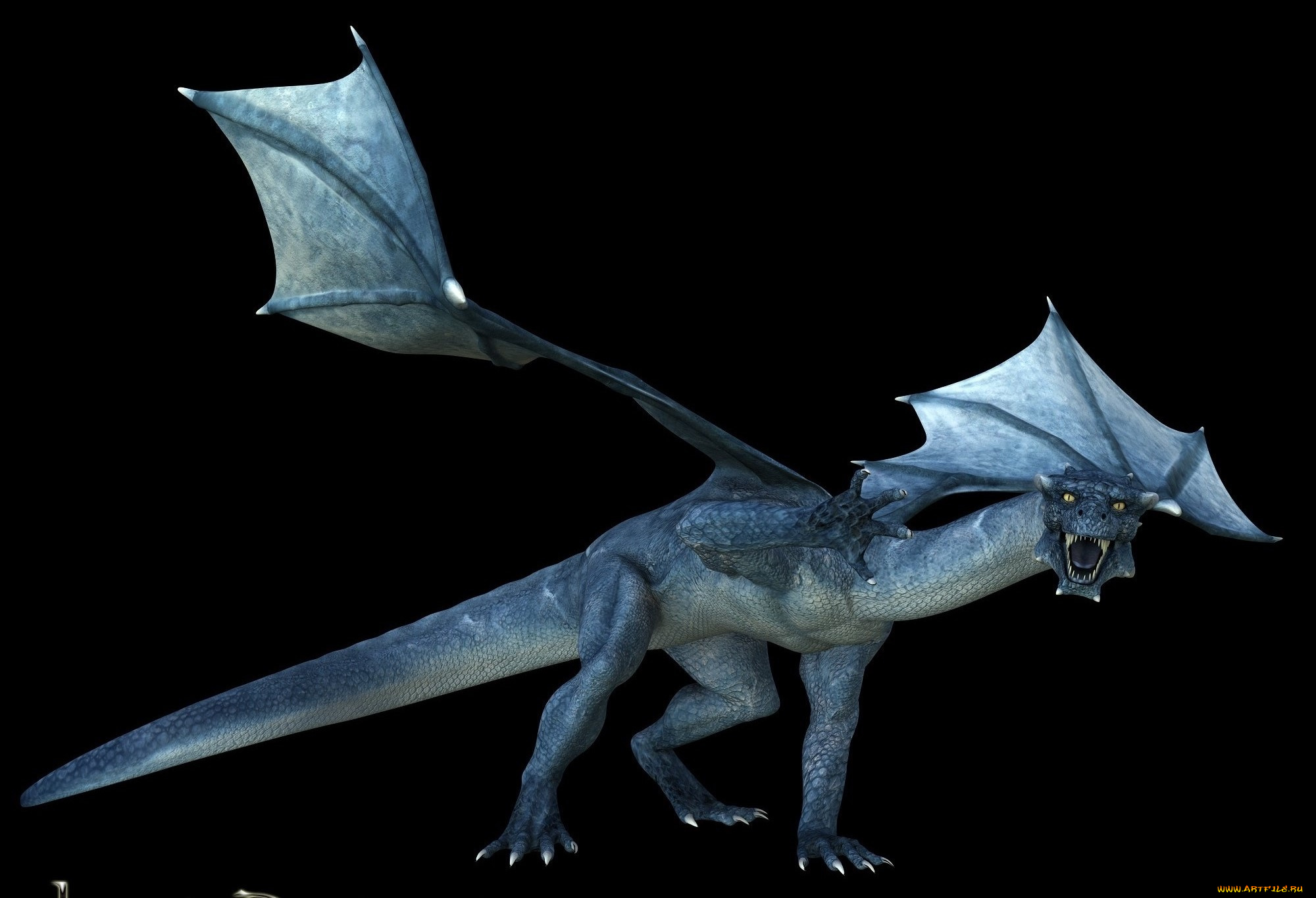 3д, графика, животные, , animals, дракон, фон