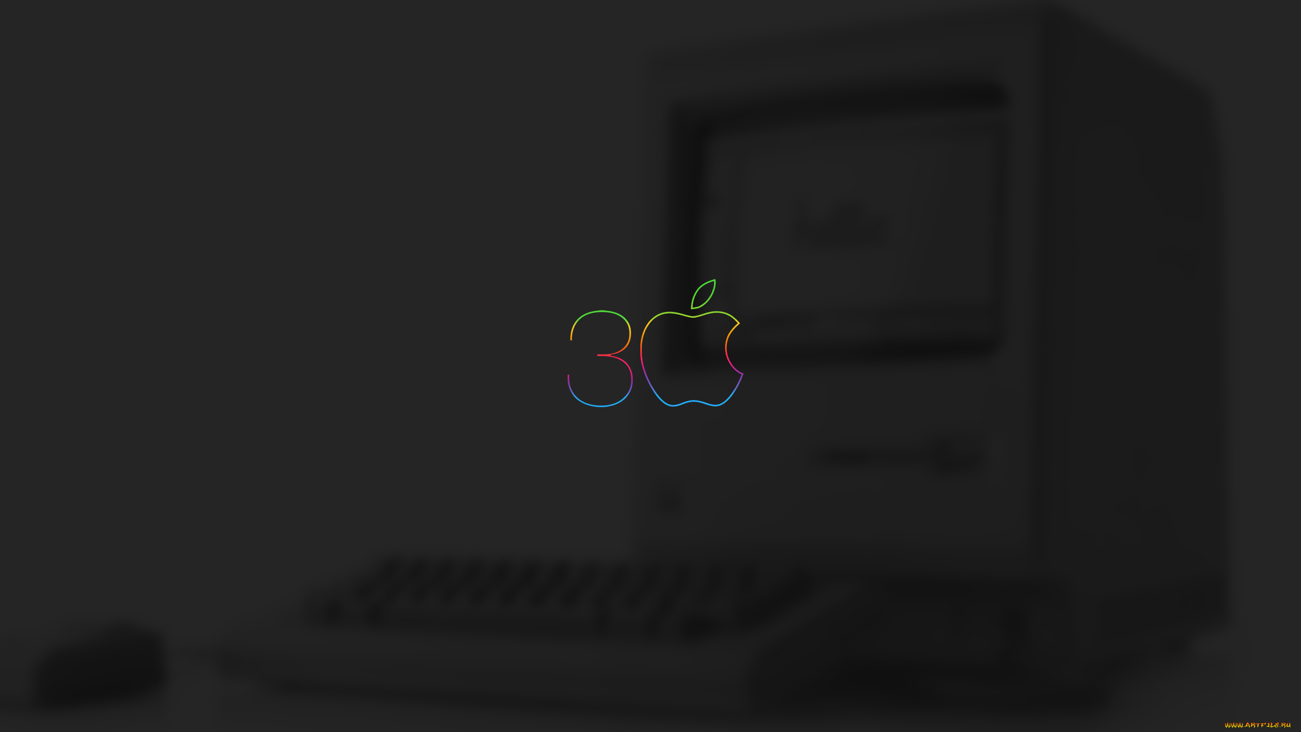 компьютеры, apple, фон, логотип