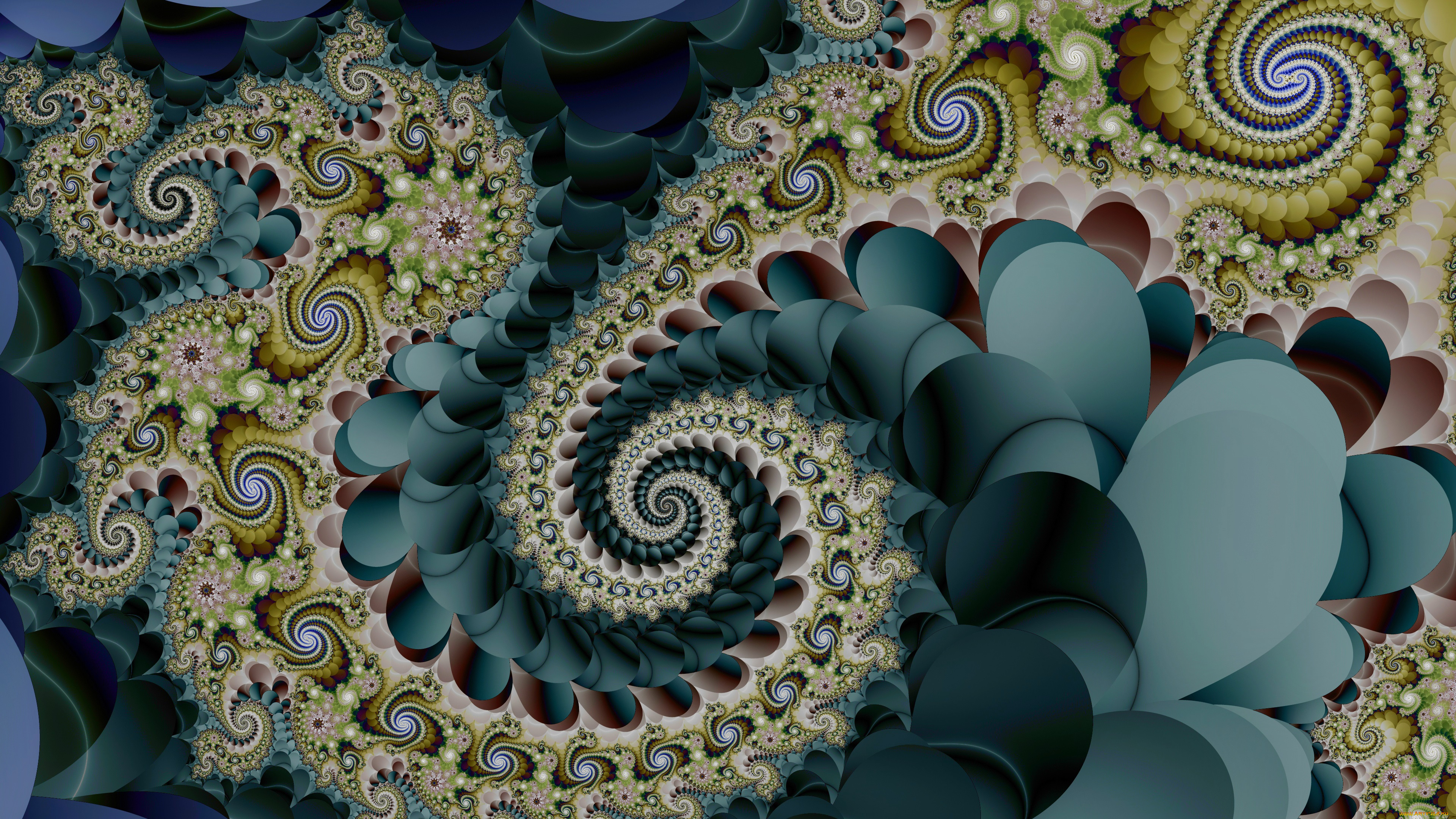 3д, графика, фракталы, , fractal, узор, фон, цвета