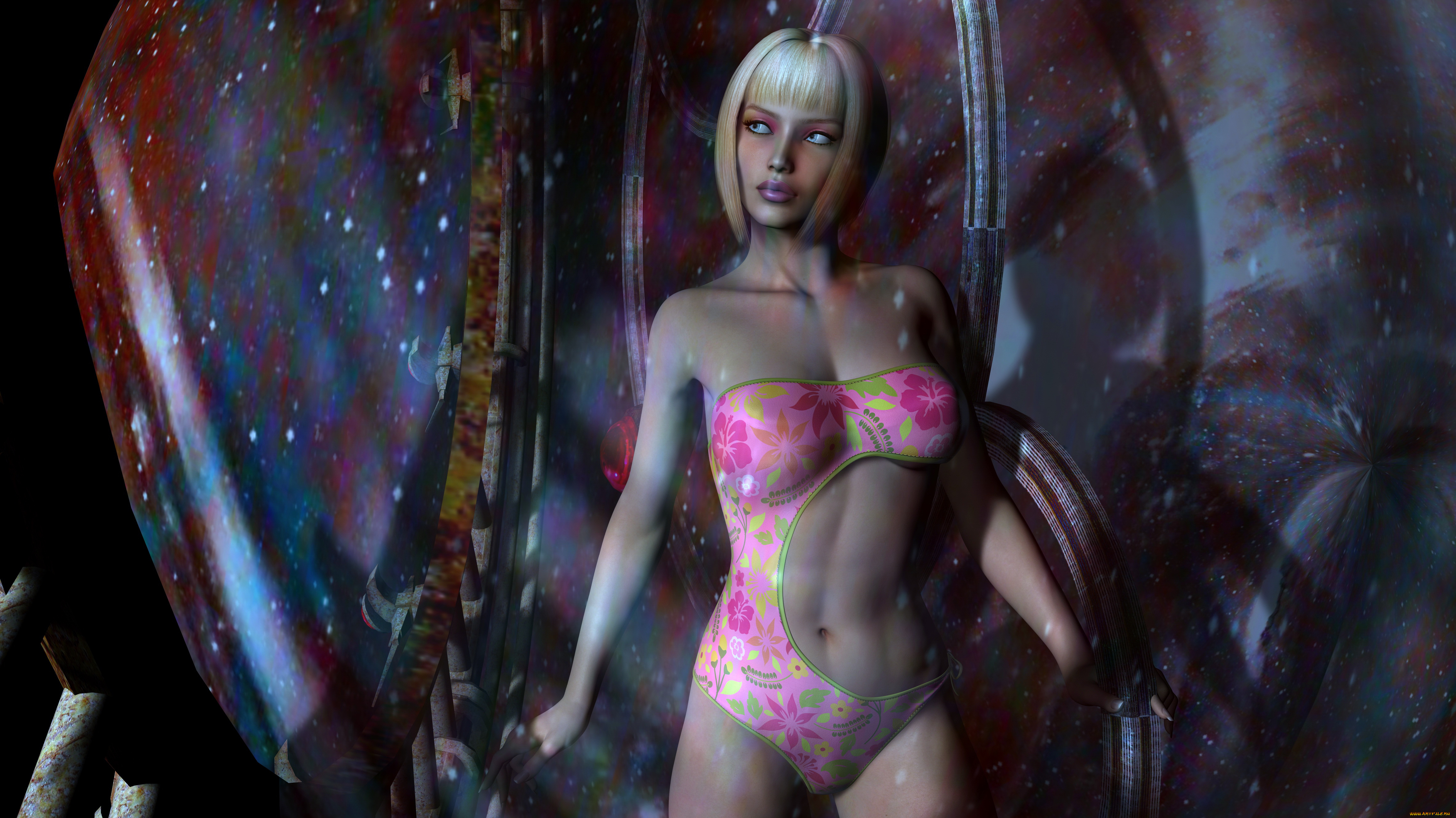 3д, графика, люди, , people, фон, взгляд, девушка