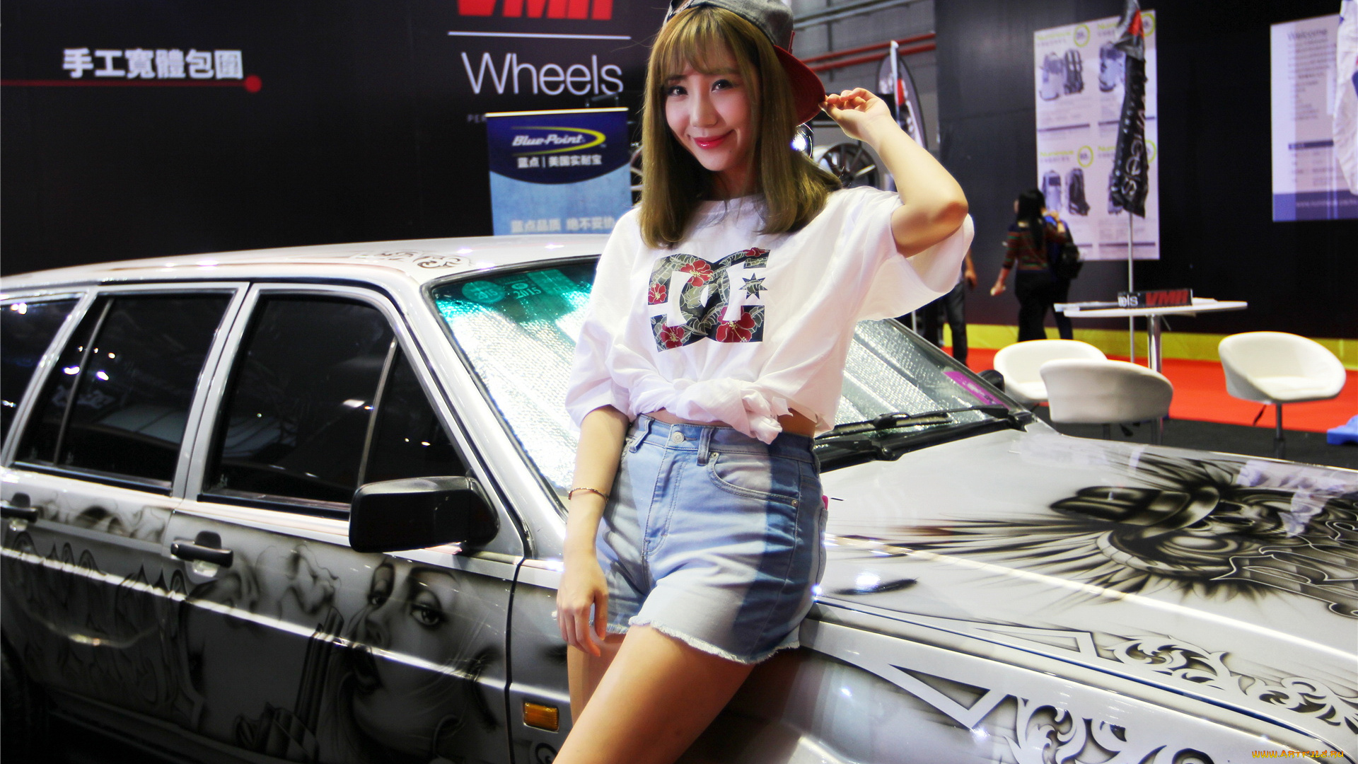 автомобили, -авто, с, девушками, девушка, автомобиль