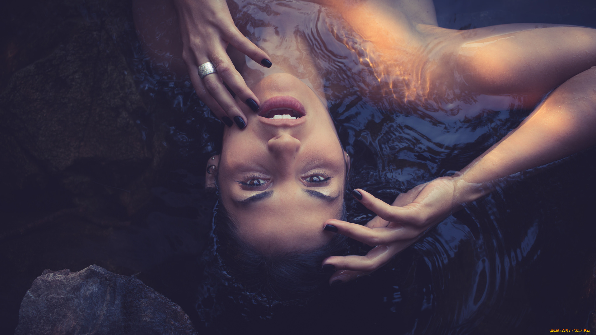 девушки, -unsort, , креатив, жест, взгляд, лицо