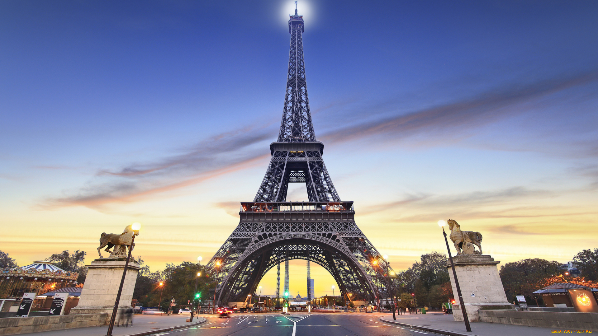 eiffel, tower, города, париж, , франция, башня