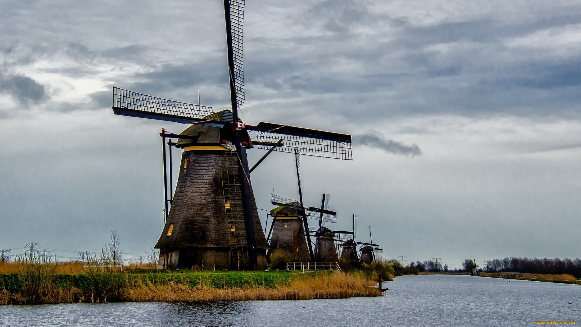 разное, мельницы, мельница, ветряк