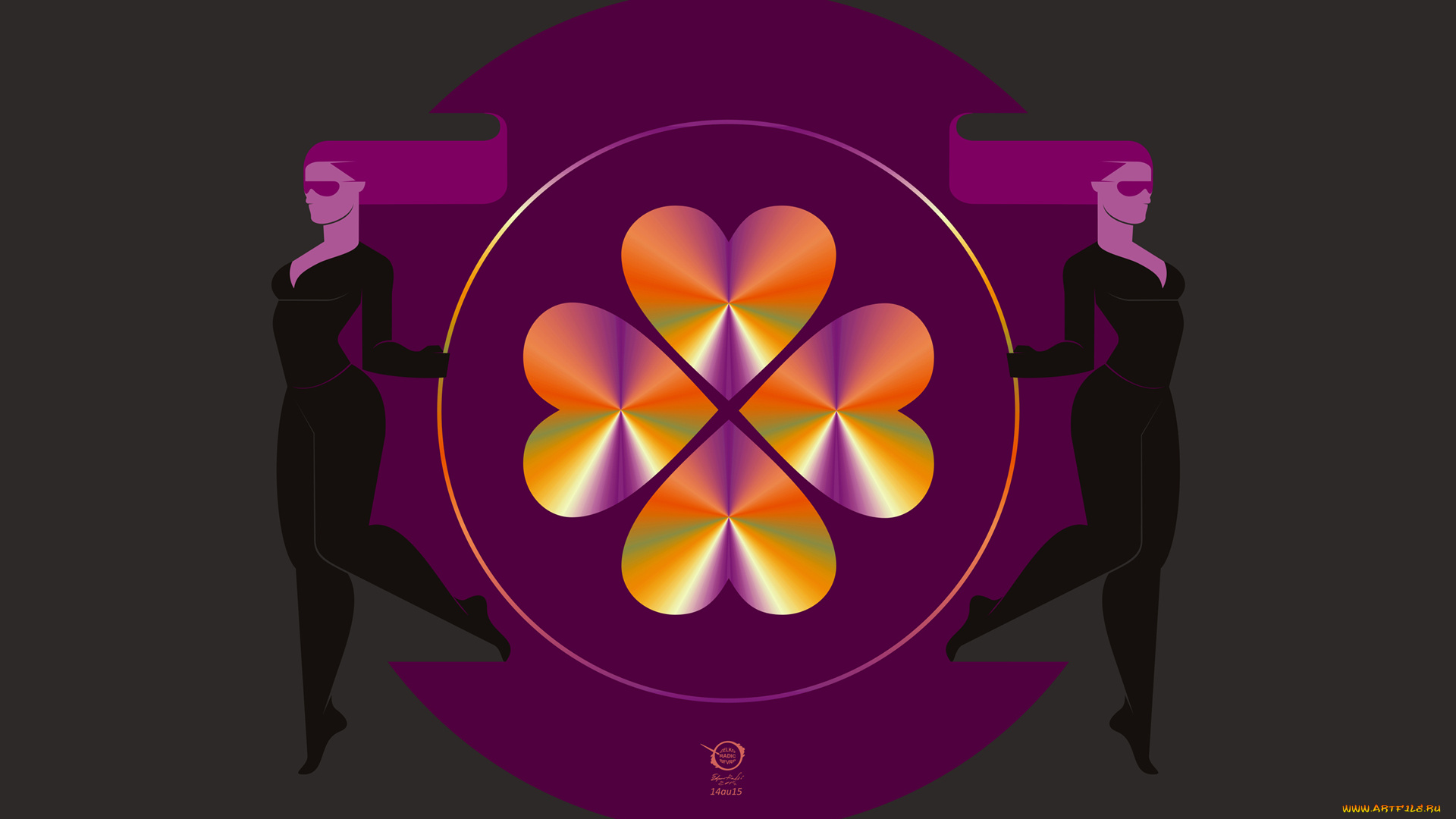 twinsella, векторная, графика, девушки, , girls, heart, hearts, love, digital, design, vector, zelko, radic, bfvrp