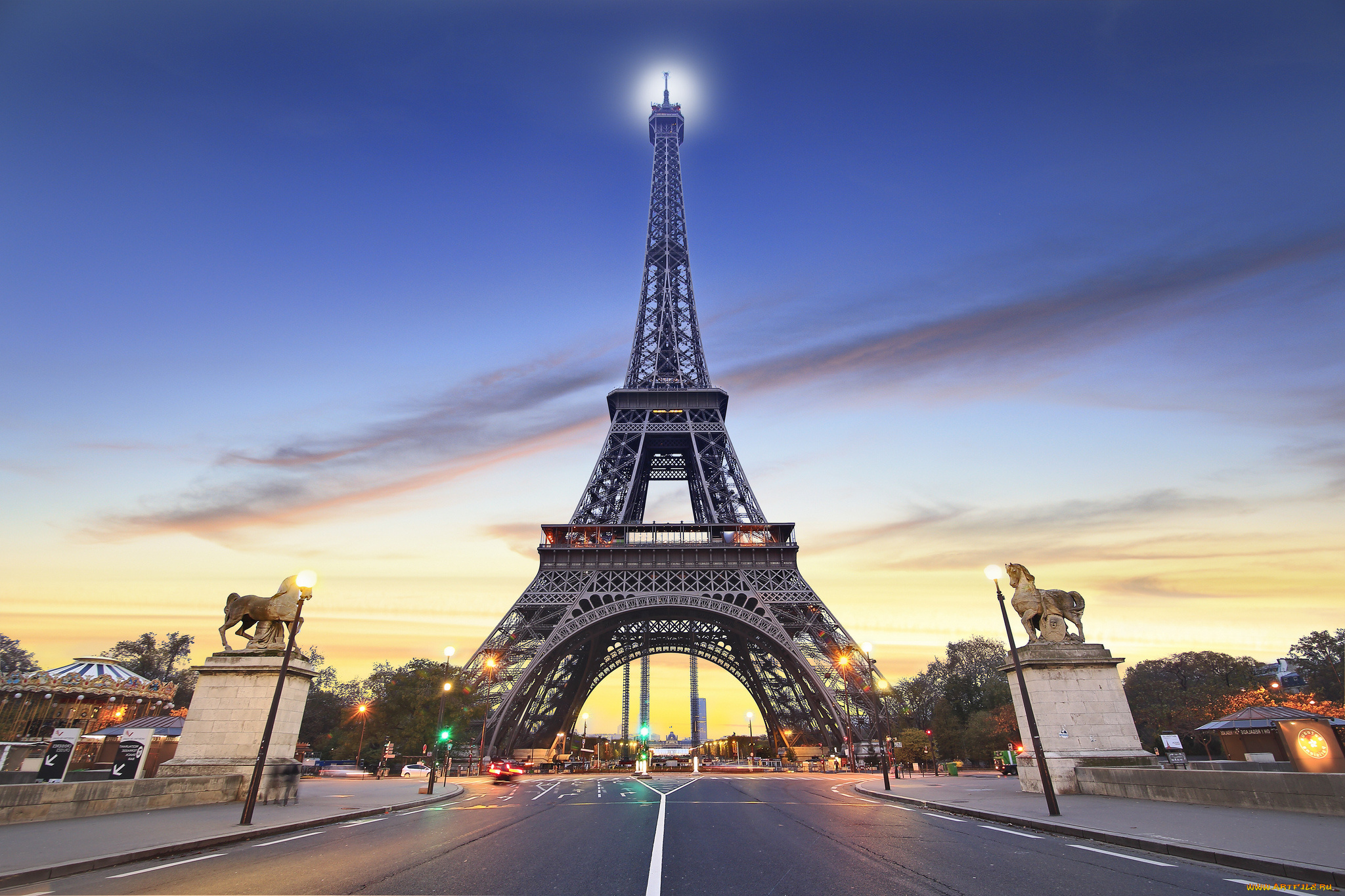 eiffel, tower, города, париж, , франция, башня