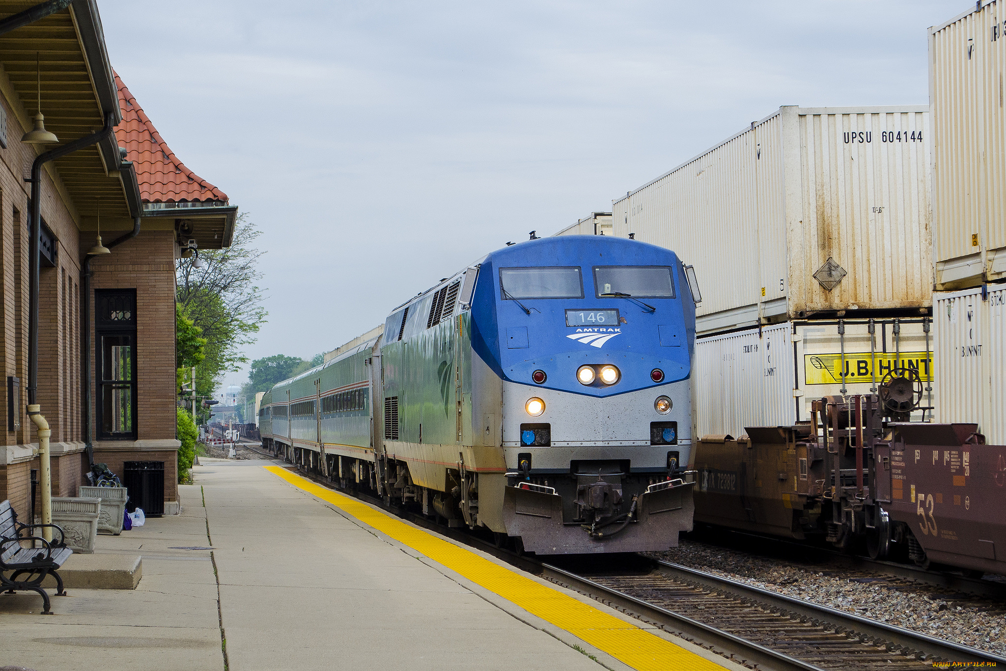 техника, поезда, состав, локомотив, рельсы, дорога, железная