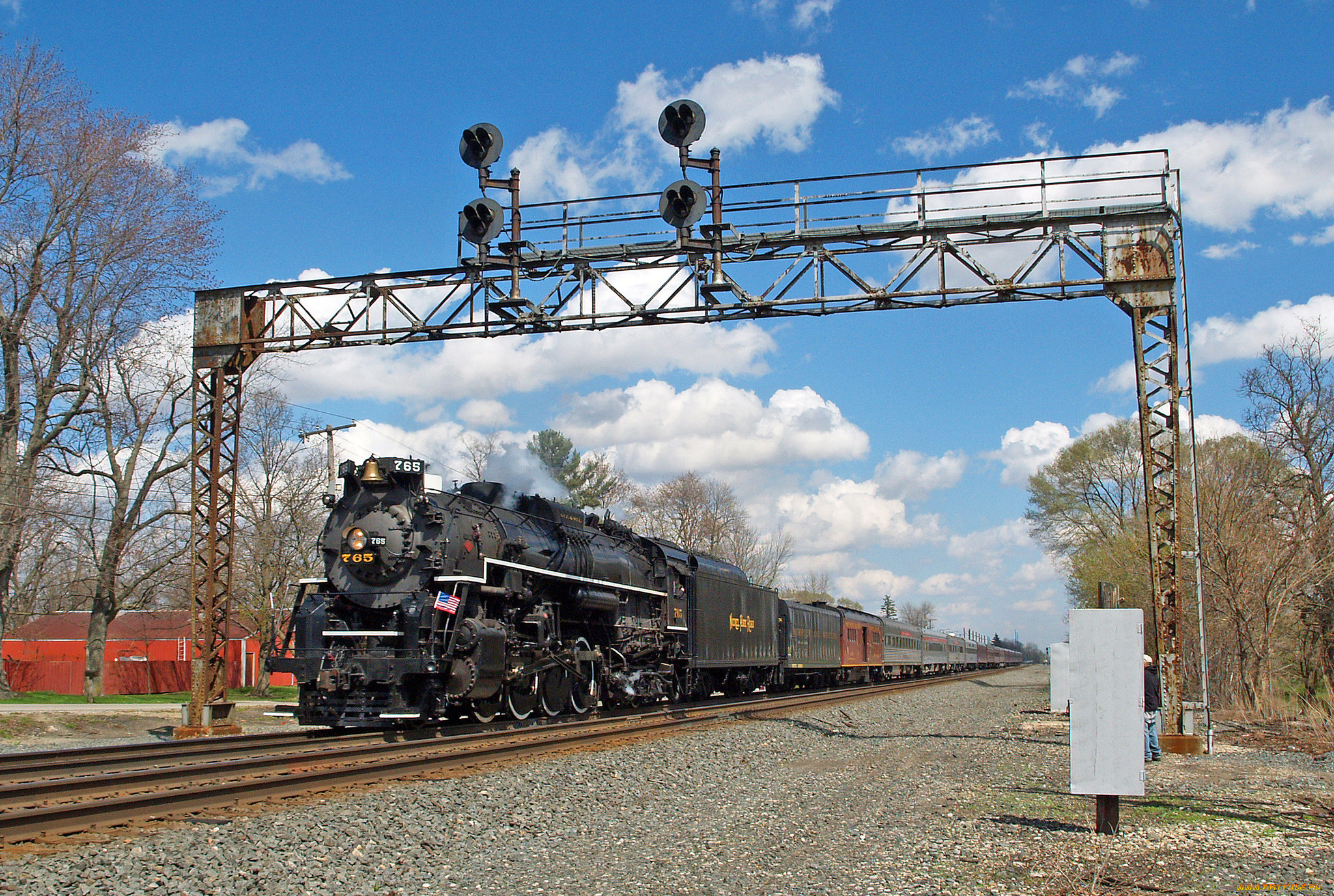 техника, паровозы, паровоз, рельсы, дорога, железная