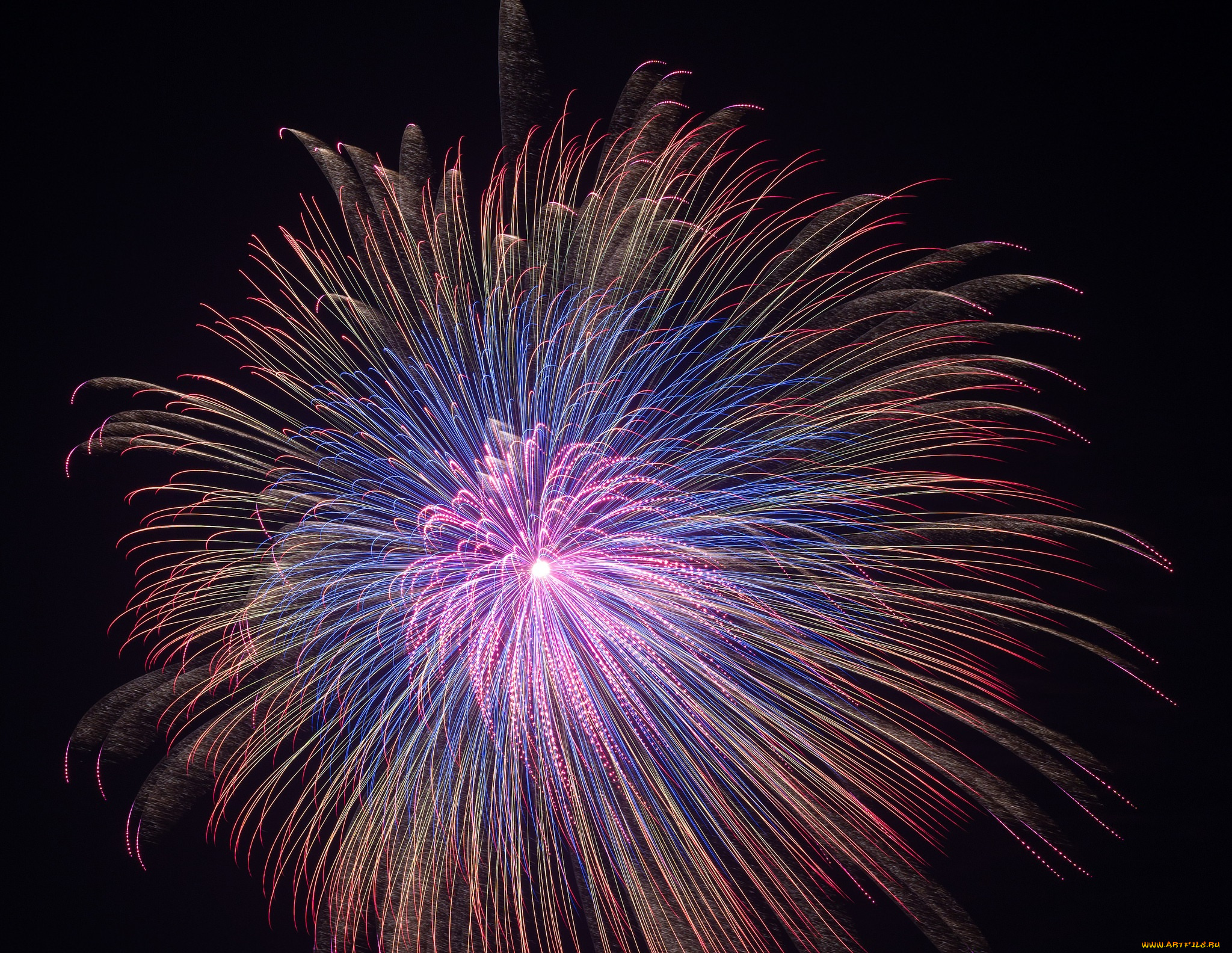 разное, салюты, , фейерверки, салют, искры, ночь