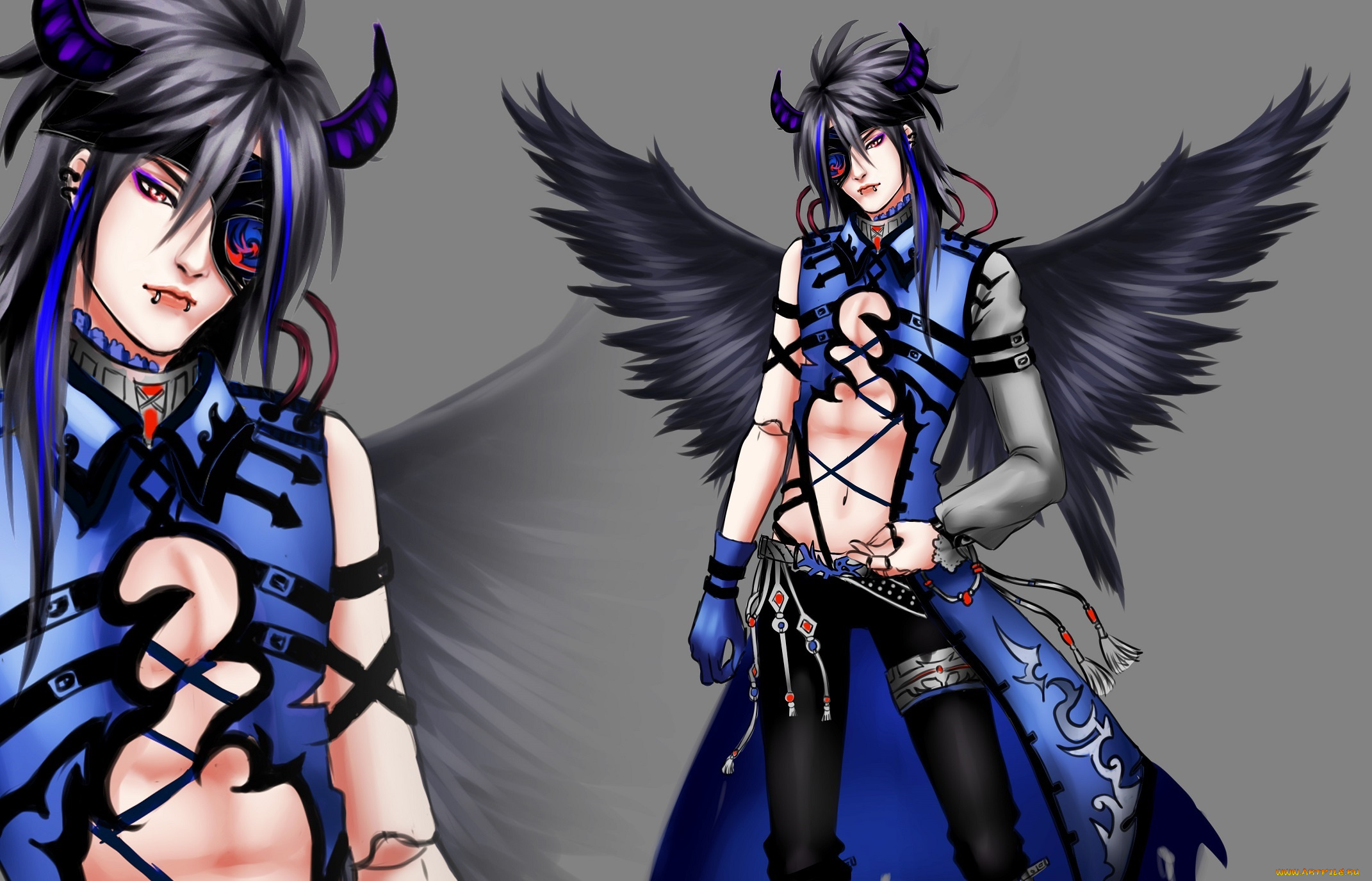 разное, арты, арт, парень, аниме