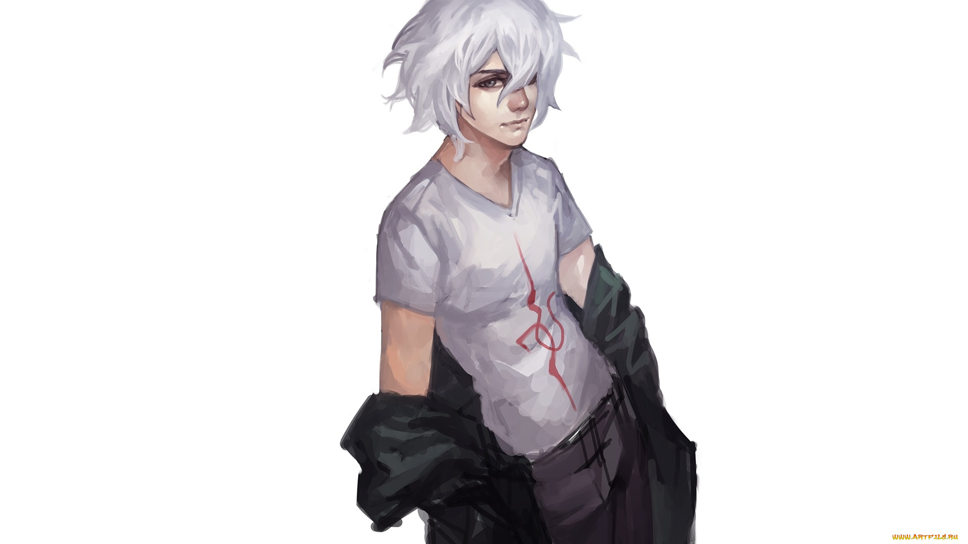 аниме, danganronpa, komaeda, nagito