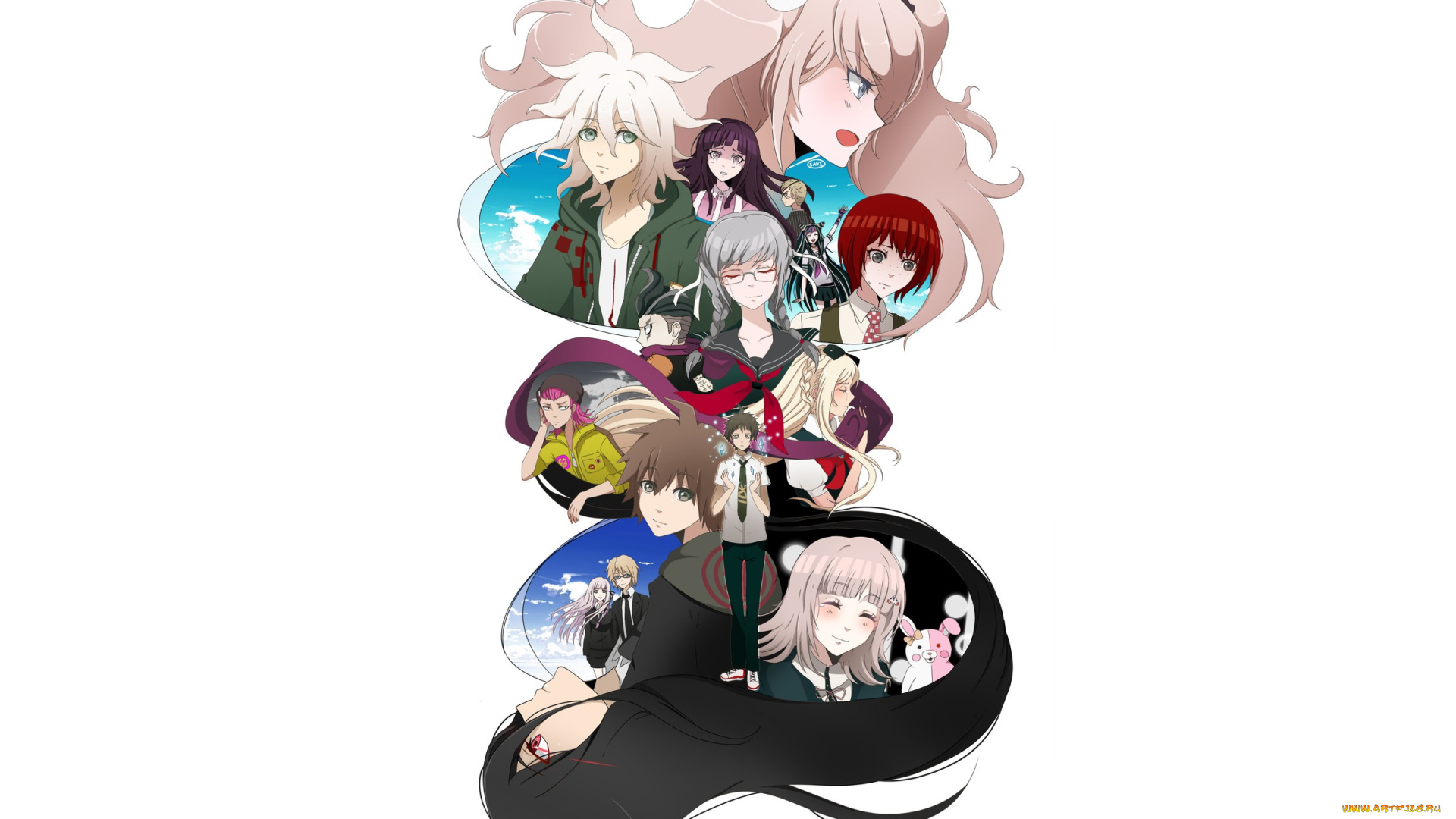 аниме, danganronpa, персонажи