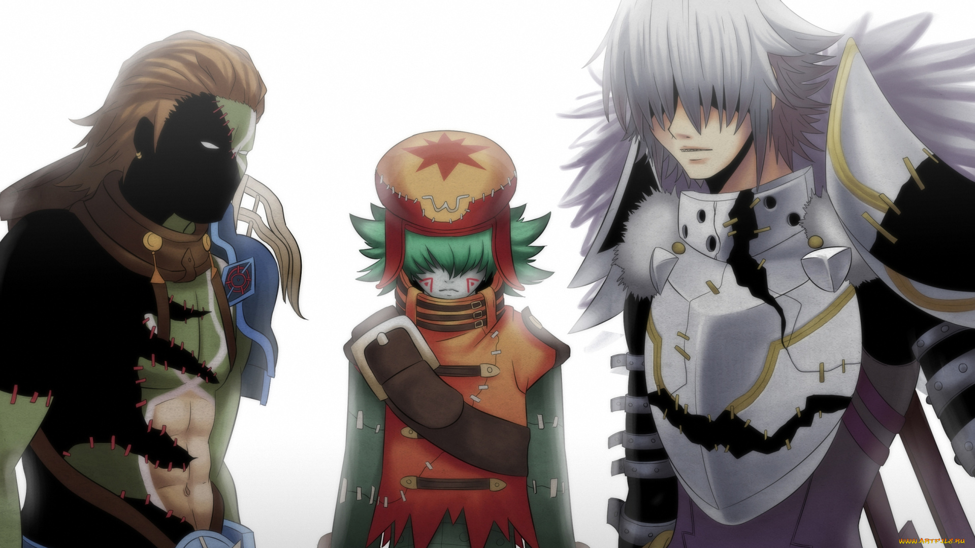 аниме, hack, sign, azure