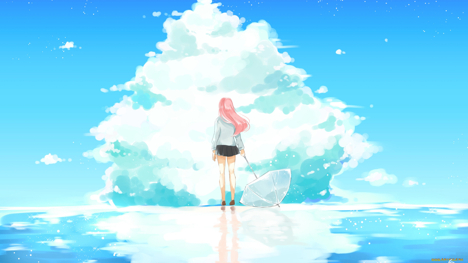 аниме, kuroko, no, baske, momoi, satsuki