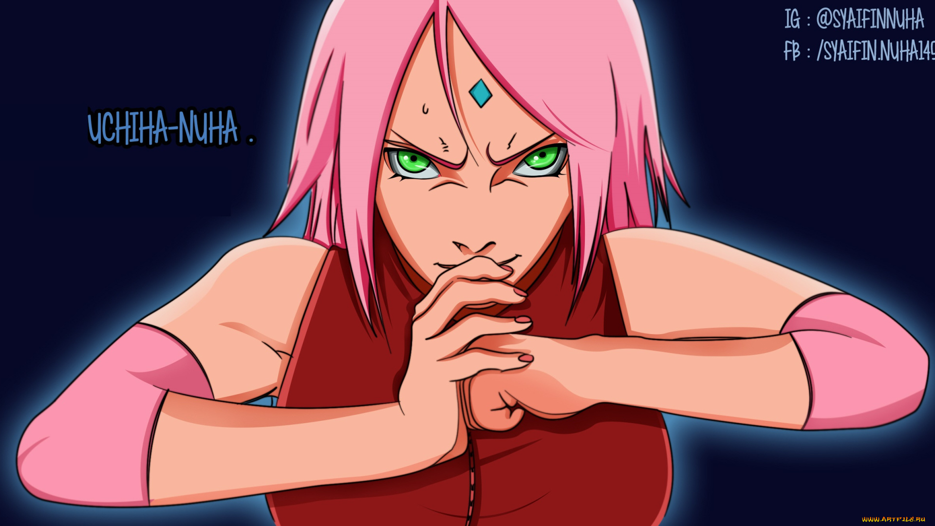 аниме, naruto, сакура