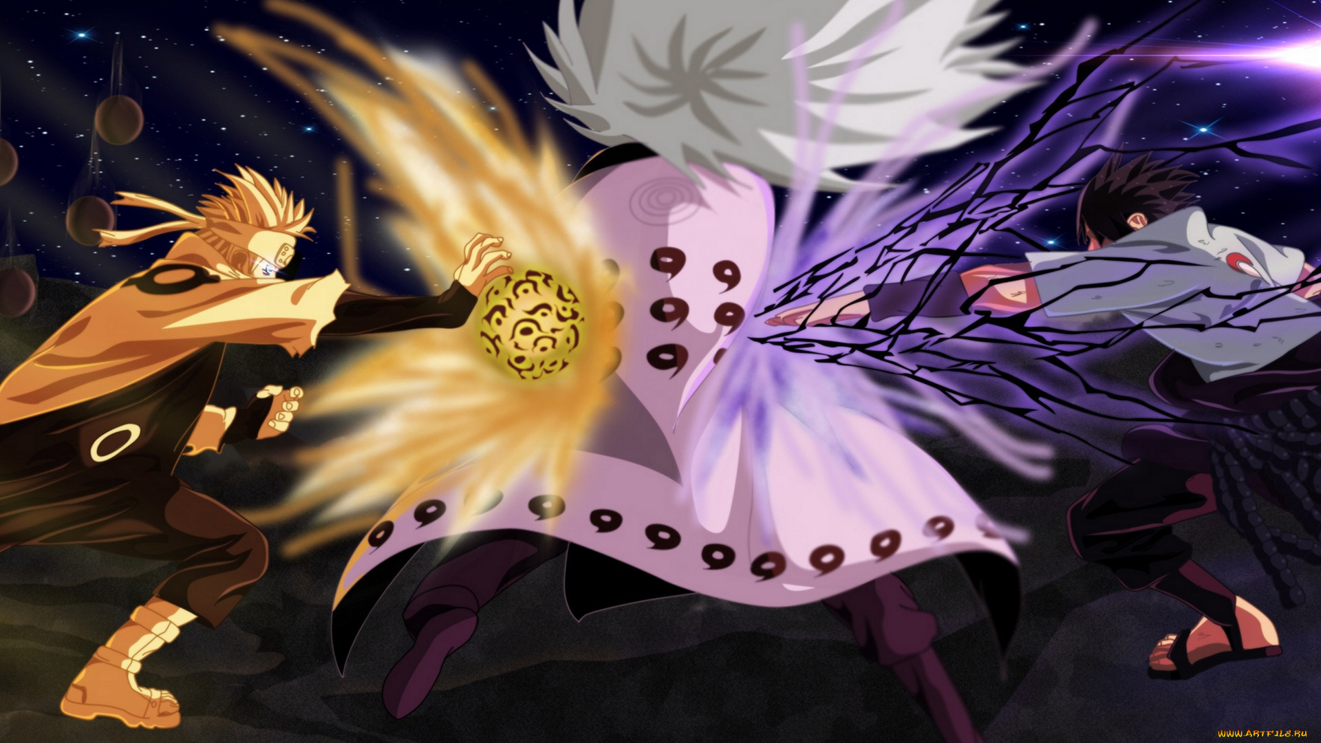 аниме, naruto, сражение