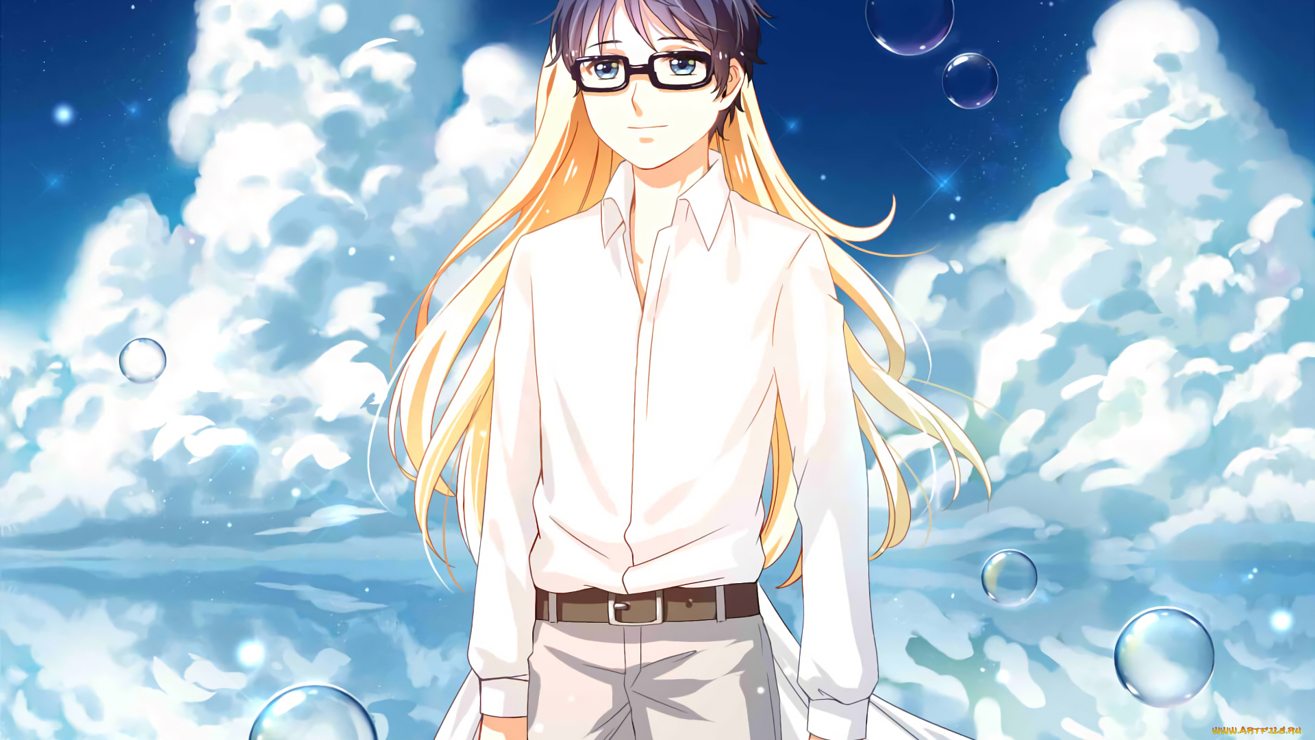 аниме, shigatsu, wa, kimi, no, uso, твоя, апрельская, ложь