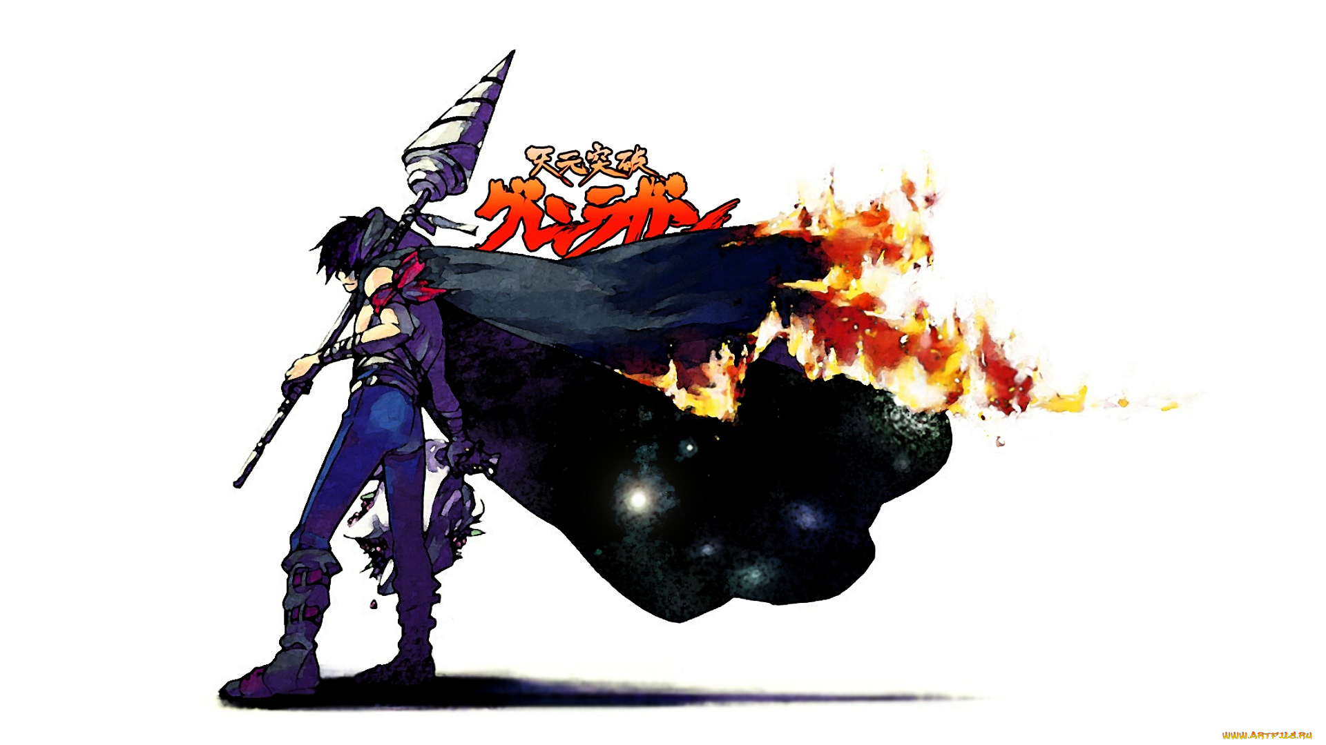 аниме, tengen, toppa, gurren-lagann, гуррен-лаган