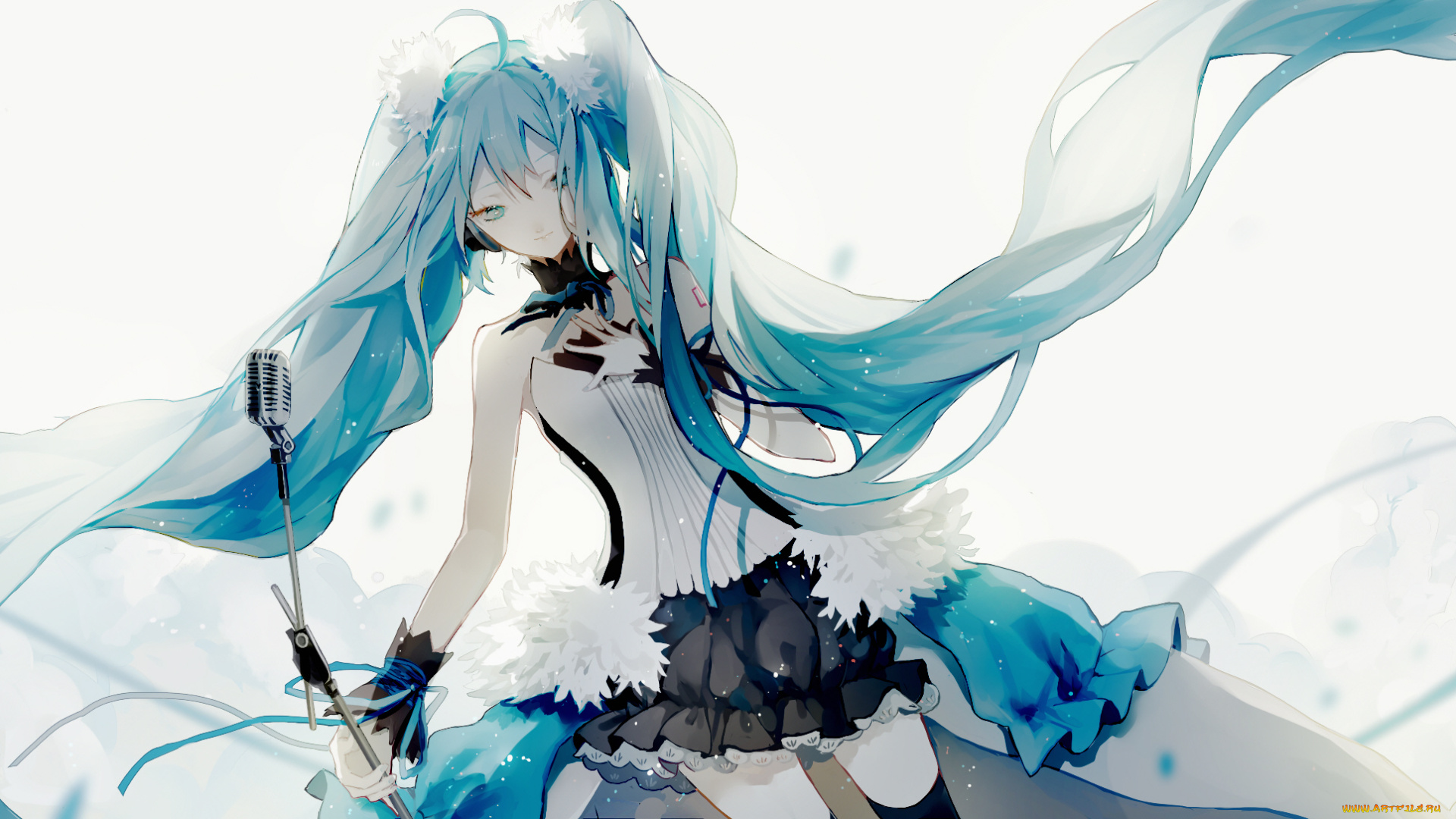 аниме, vocaloid, девушка