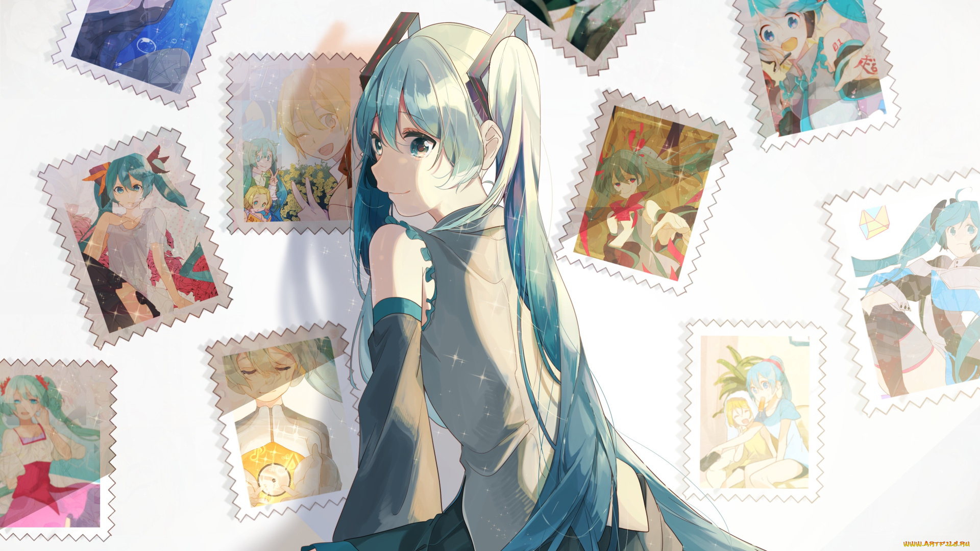 аниме, vocaloid, song-over