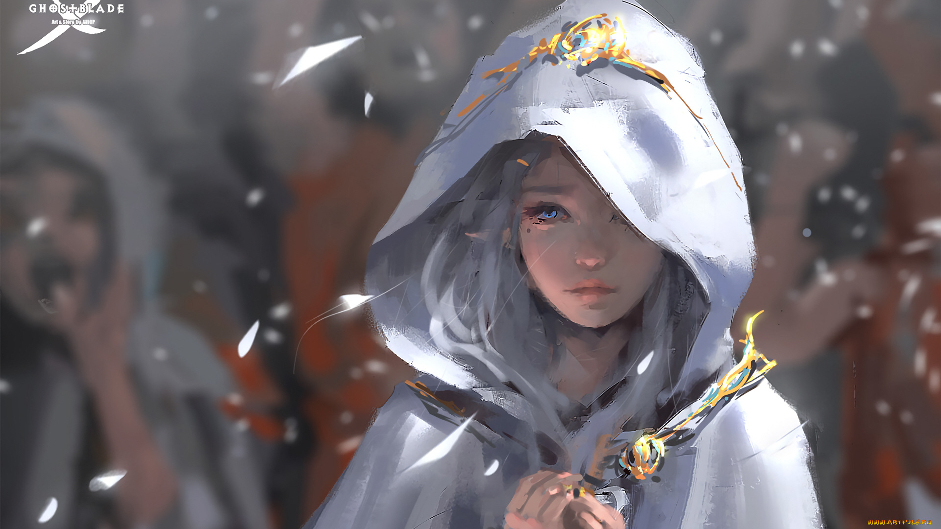 фэнтези, _ghost, blade, , , призрачный, клинок, девушка