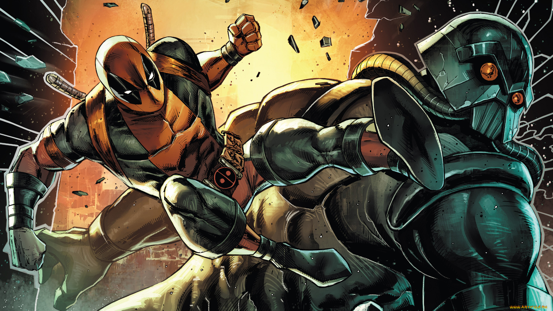 рисованное, комиксы, deadpool