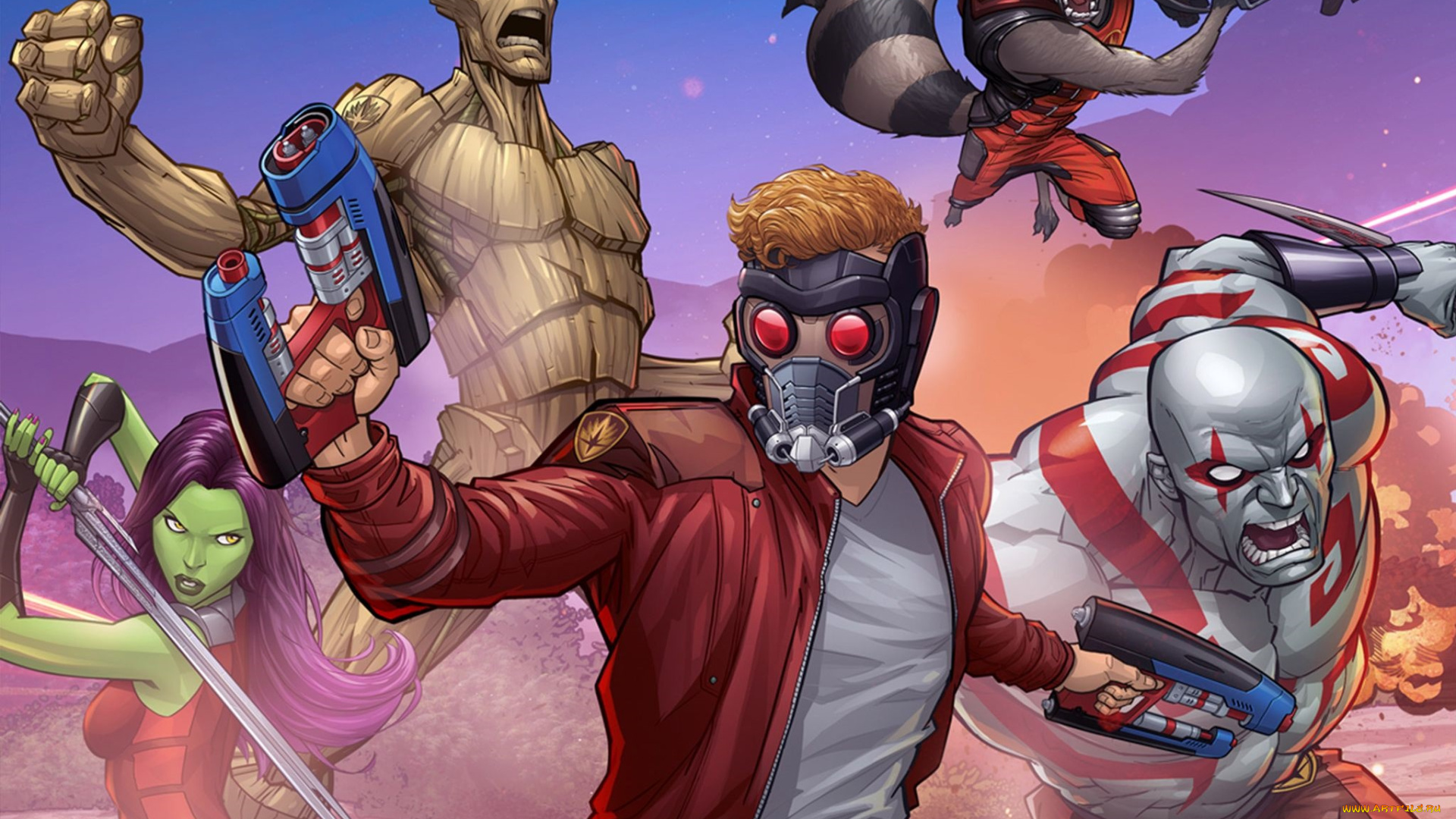 рисованное, комиксы, guardians, of, the, galaxy