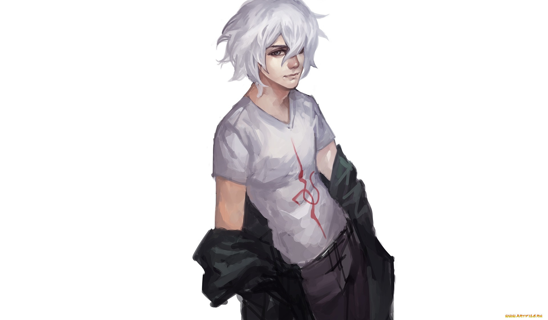 аниме, danganronpa, komaeda, nagito