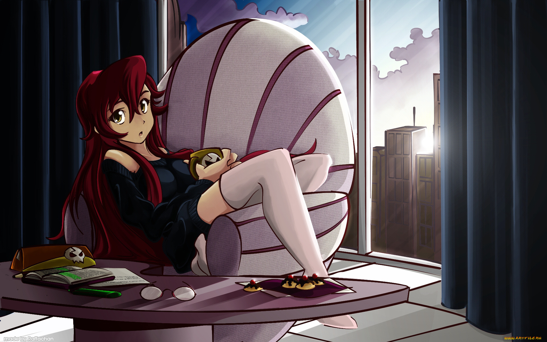 аниме, tengen, toppa, gurren-lagann, девушка