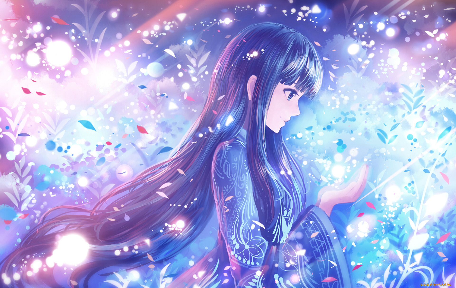 аниме, магия, , колдовство, , halloween, девушка