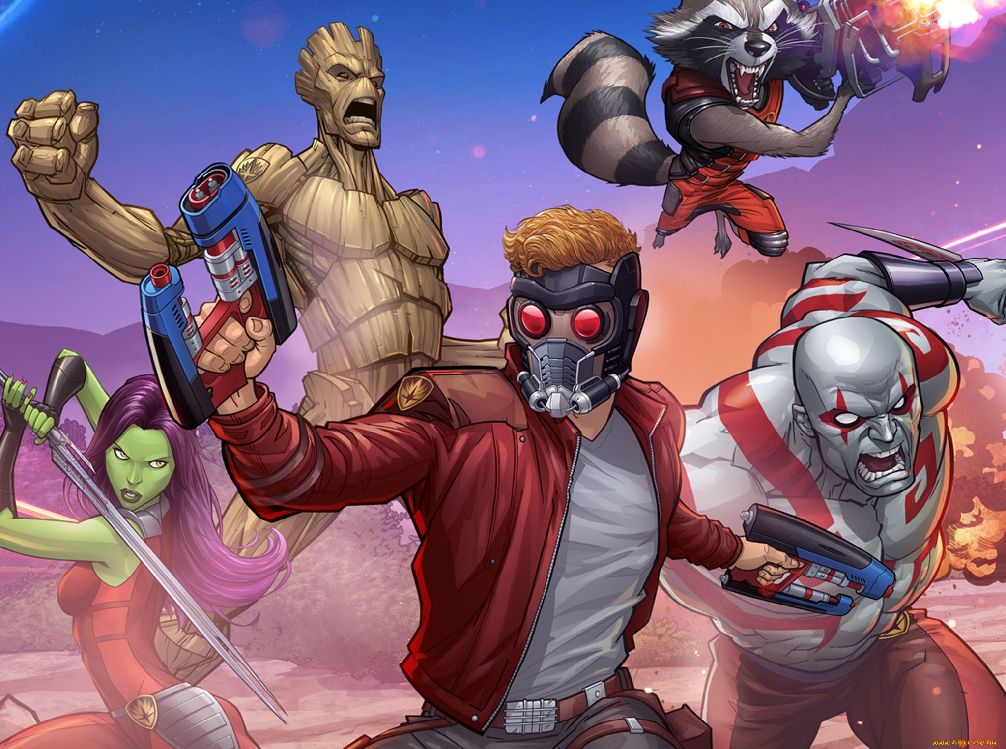 рисованное, комиксы, guardians, of, the, galaxy