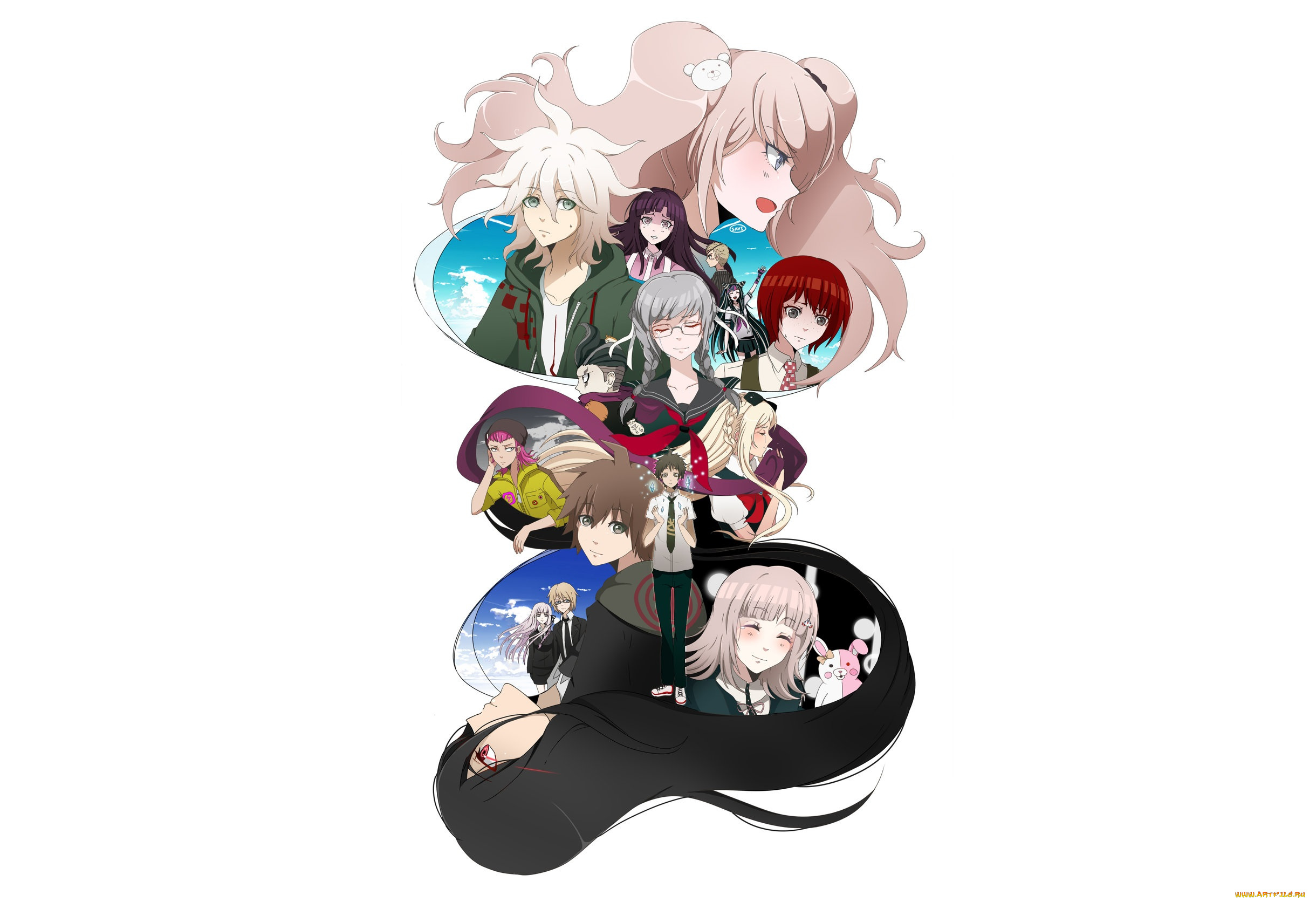 аниме, danganronpa, персонажи