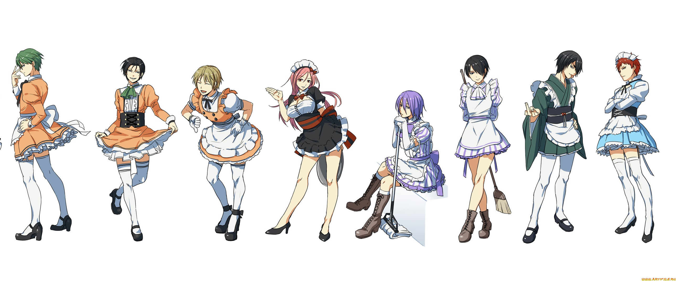 аниме, kuroko, no, baske, баскетбол, парни