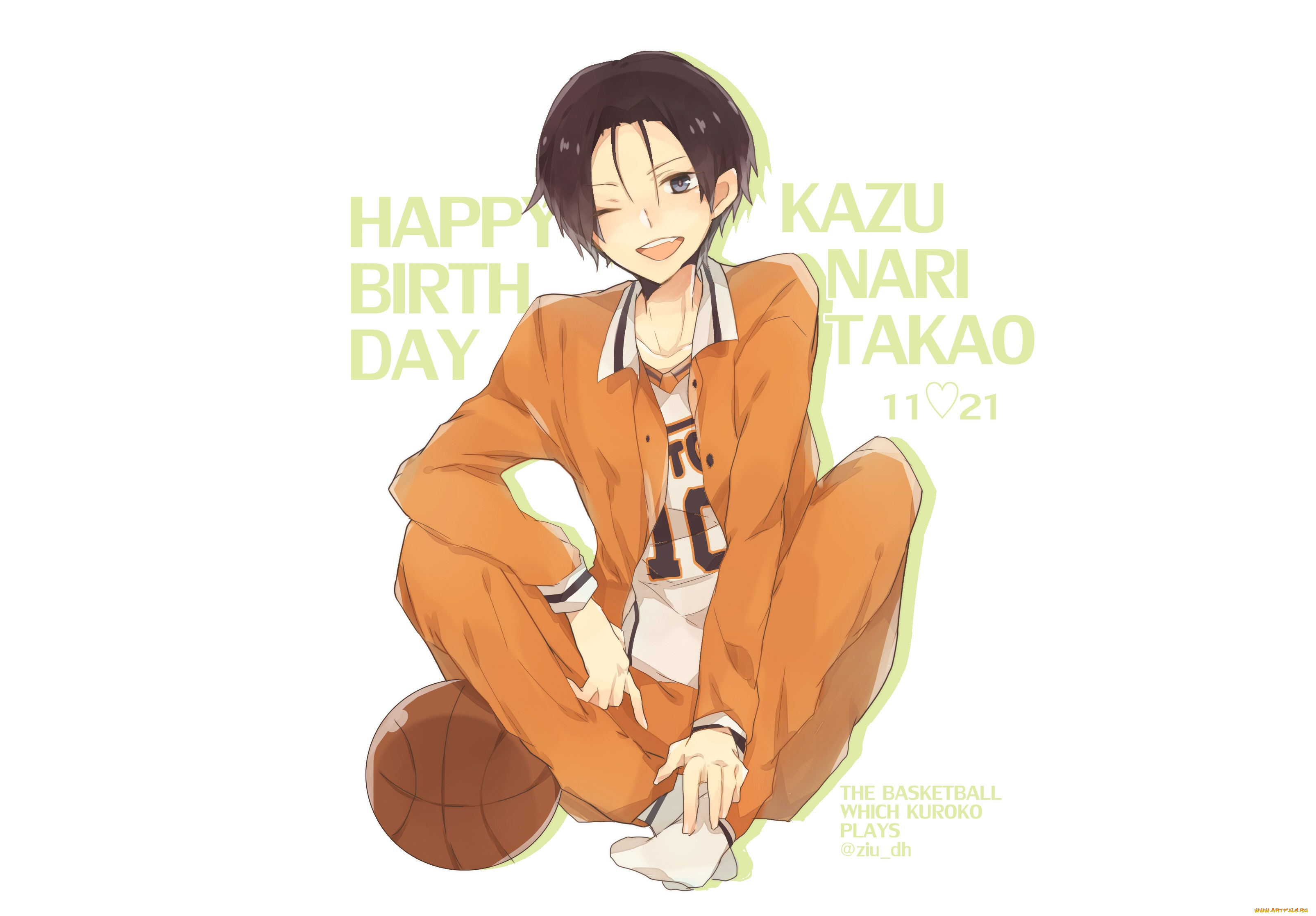 аниме, kuroko, no, baske, takao, kazunari