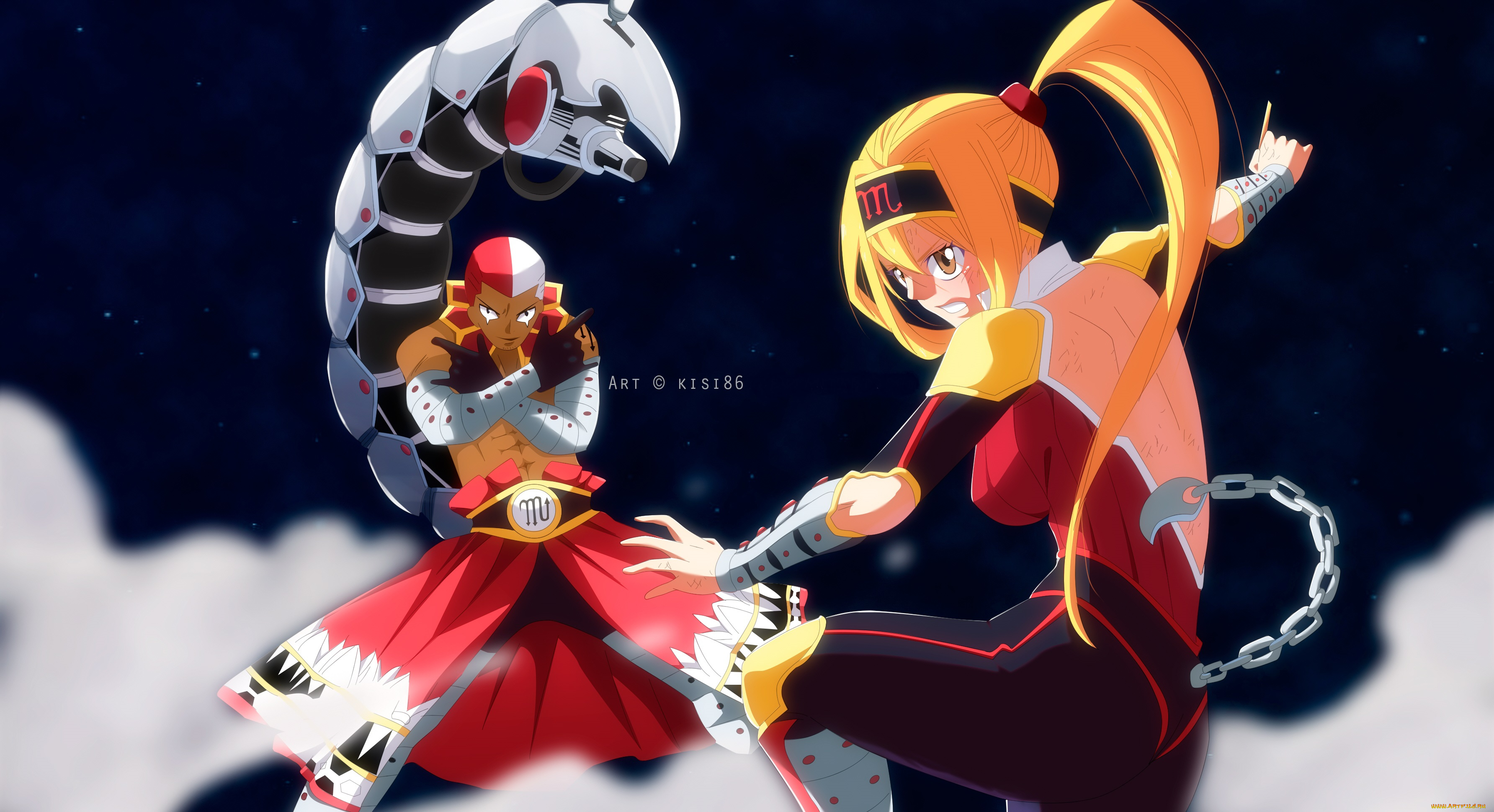 аниме, fairy, tail, хвост, феи