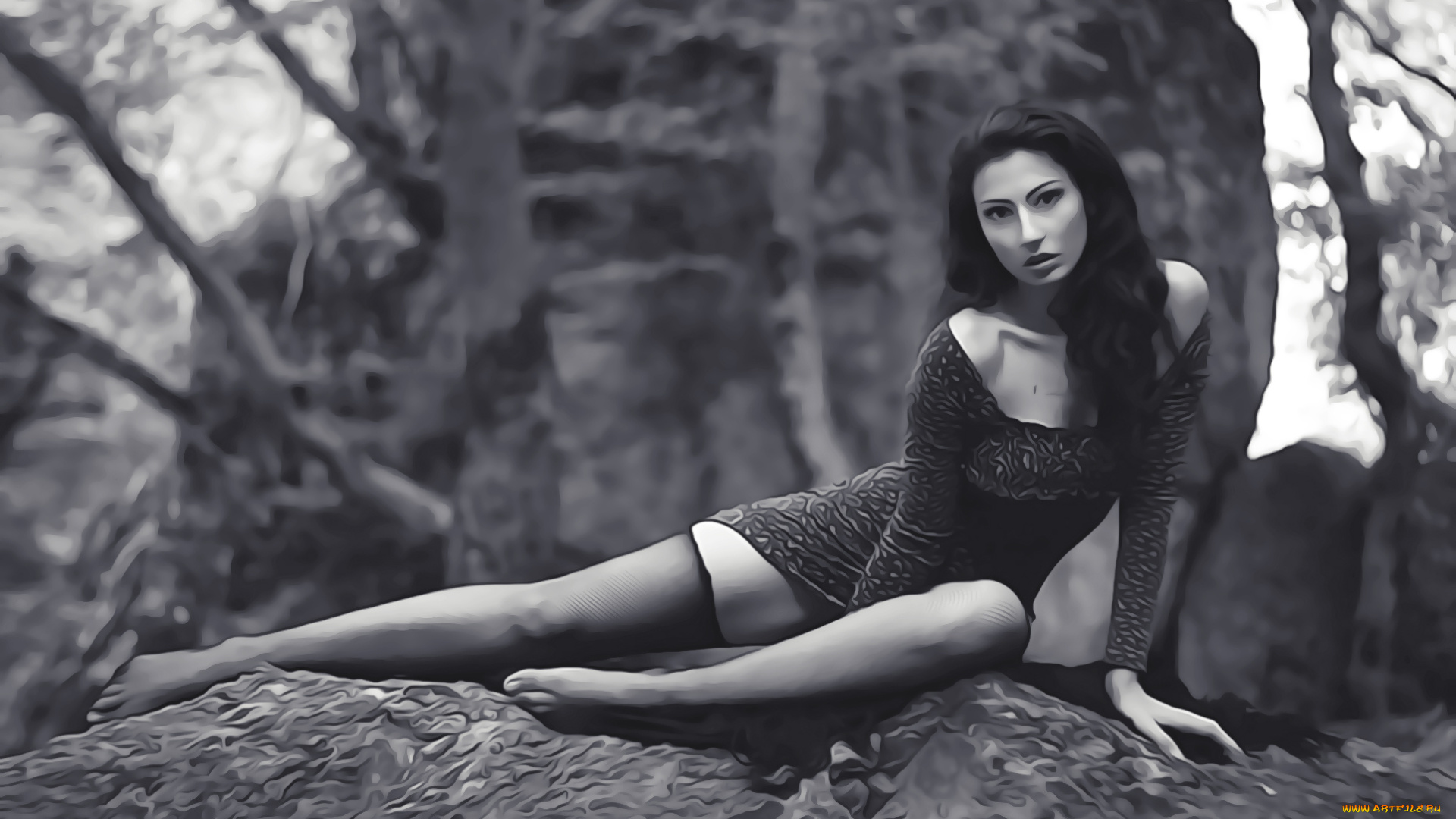 календари, компьютерный, дизайн, девушка, природа, 2019, calendar, женщина, взгляд