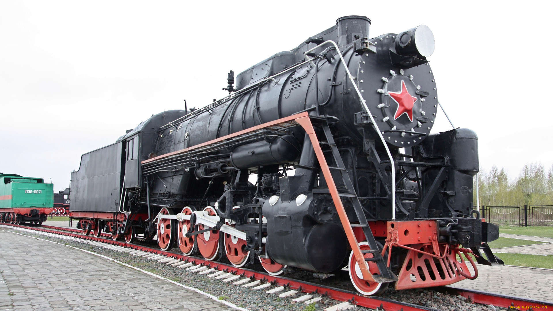 паровоз, техника, паровозы, рельсы, шпалы, локомотив, музей