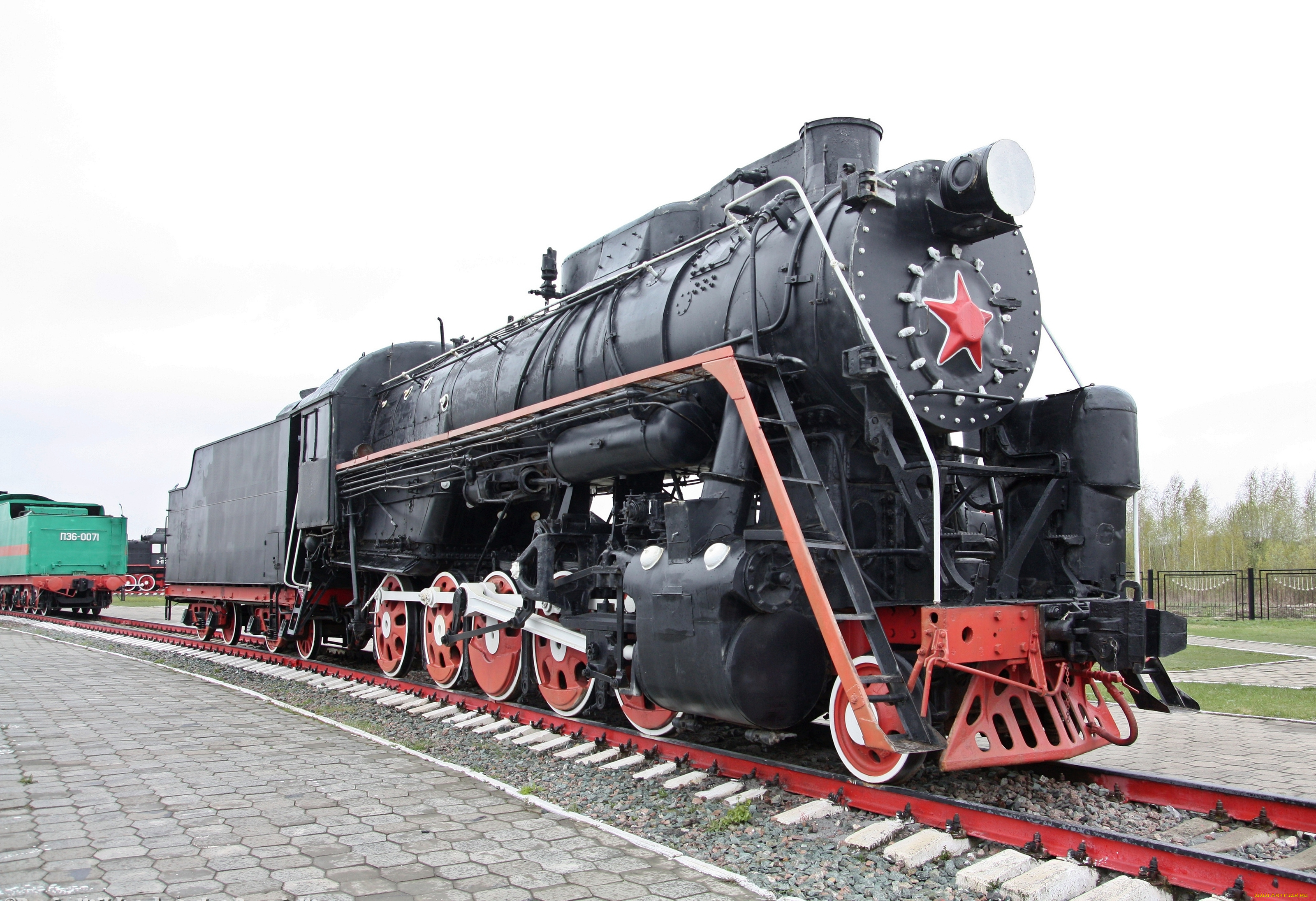 паровоз, техника, паровозы, рельсы, шпалы, локомотив, музей