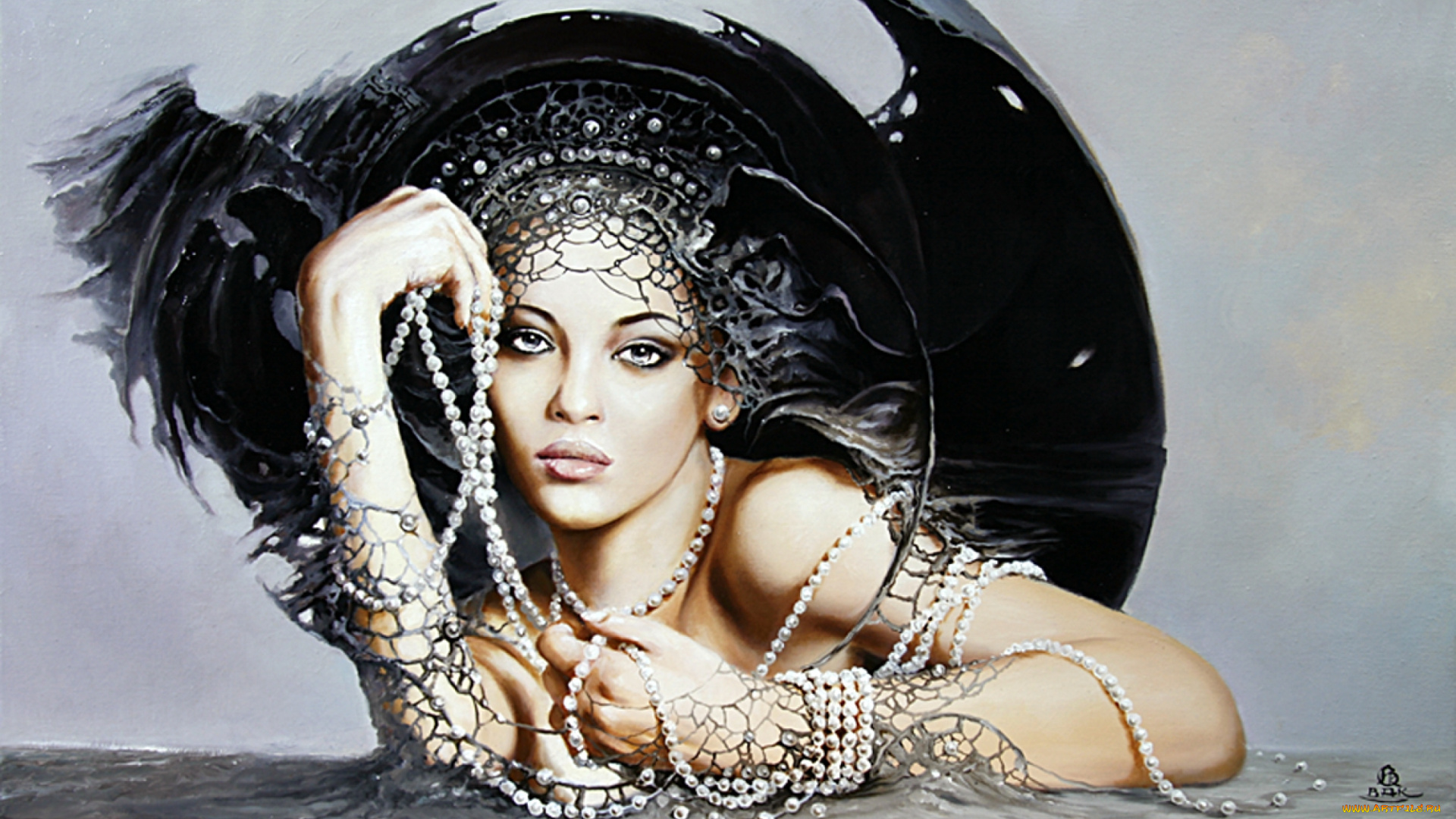 фэнтези, девушки, девушка, украшения