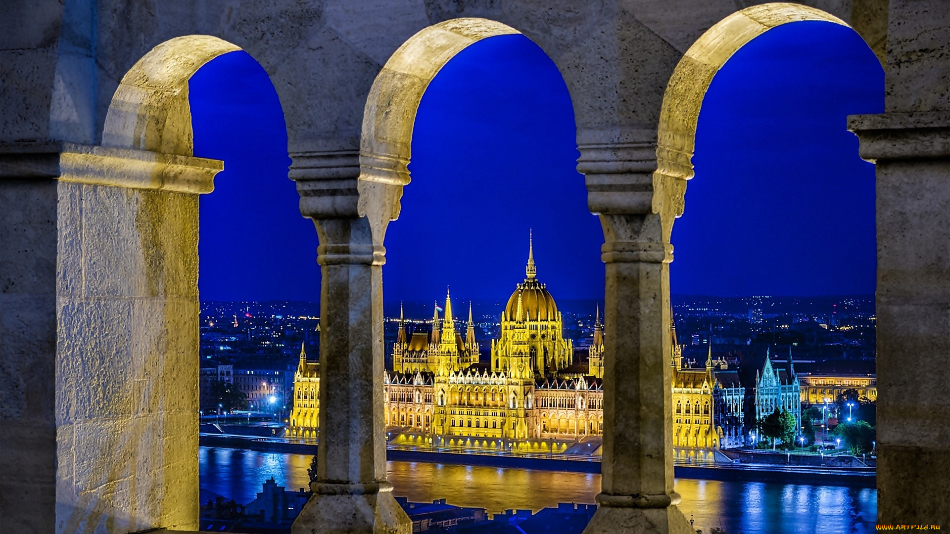 города, будапешт, , венгрия, панорама