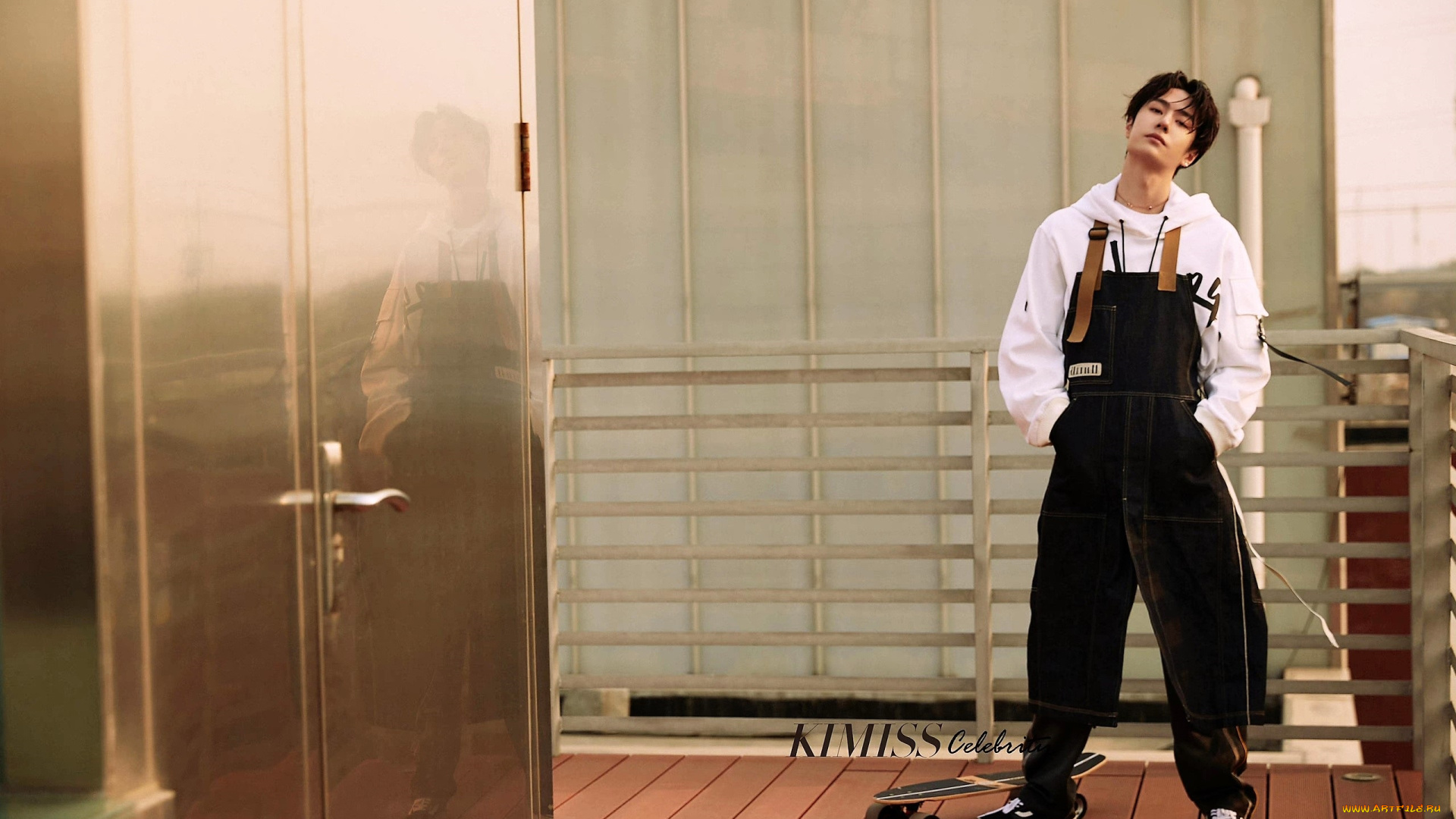 мужчины, wang, yi, bo, актер, танцор, толстовка, комбинезон