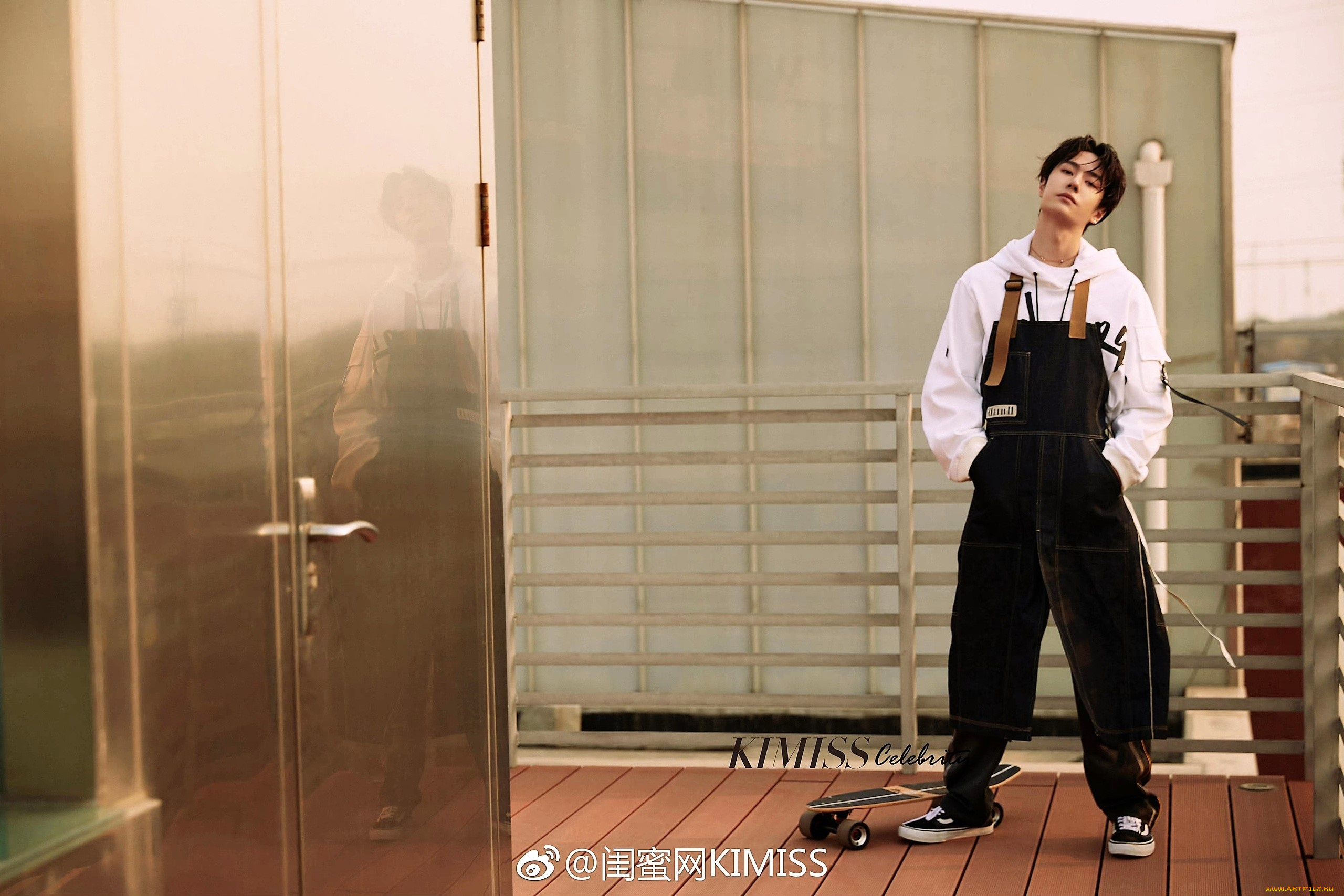 мужчины, wang, yi, bo, актер, танцор, толстовка, комбинезон