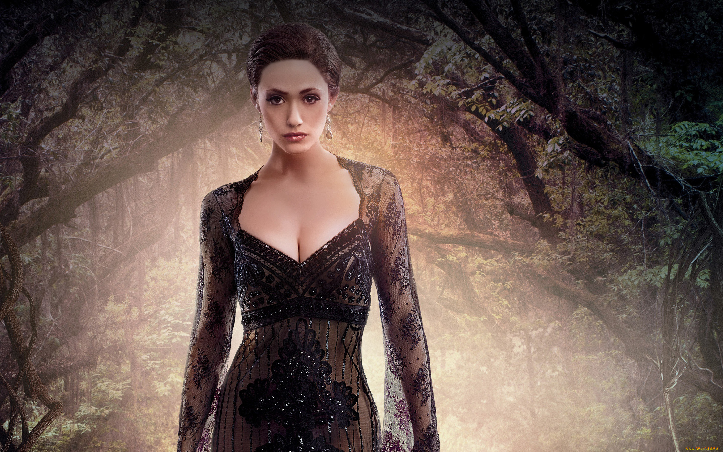 девушки, emmy, rossum, эммануэль, грей, россум, актриса, знаменитости, брюнетка, женщины, декольте, макияж, прозрачная, одежда, смотрит, на, зрителя