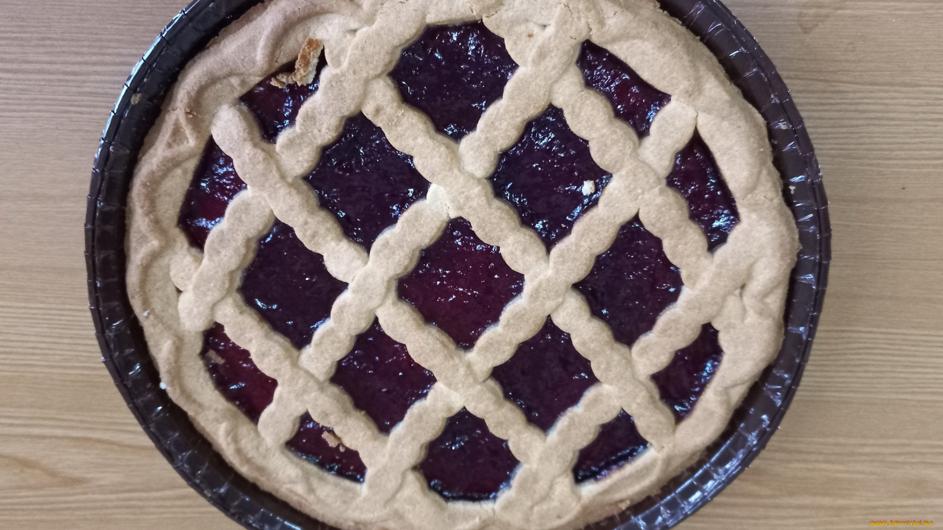 еда, пироги, ягодный, пирог, макро