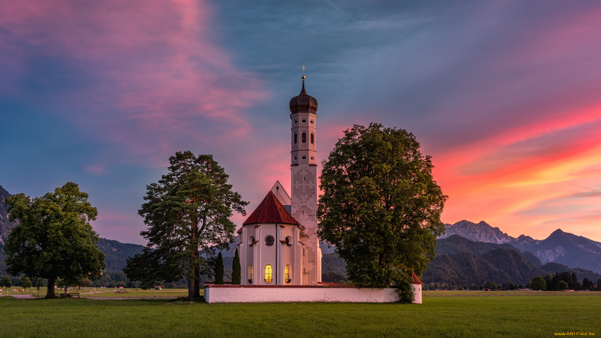 saint, coloman, church, bavaria, germany, города, -, католические, соборы, , костелы, , аббатства, saint, coloman, church