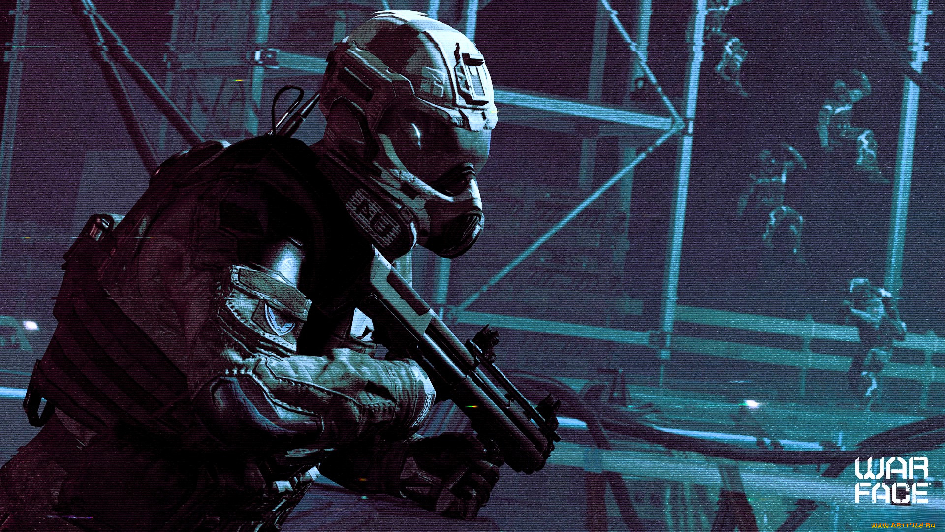 видео, игры, warface, спецназ, солдат, шлем, маска, форма, оружие